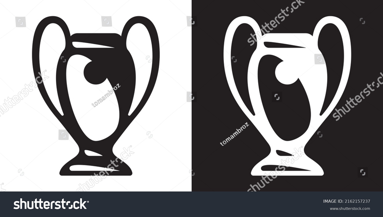 Two Vector Black Icons Positive Negative Stock Vector (Royalty Free ...