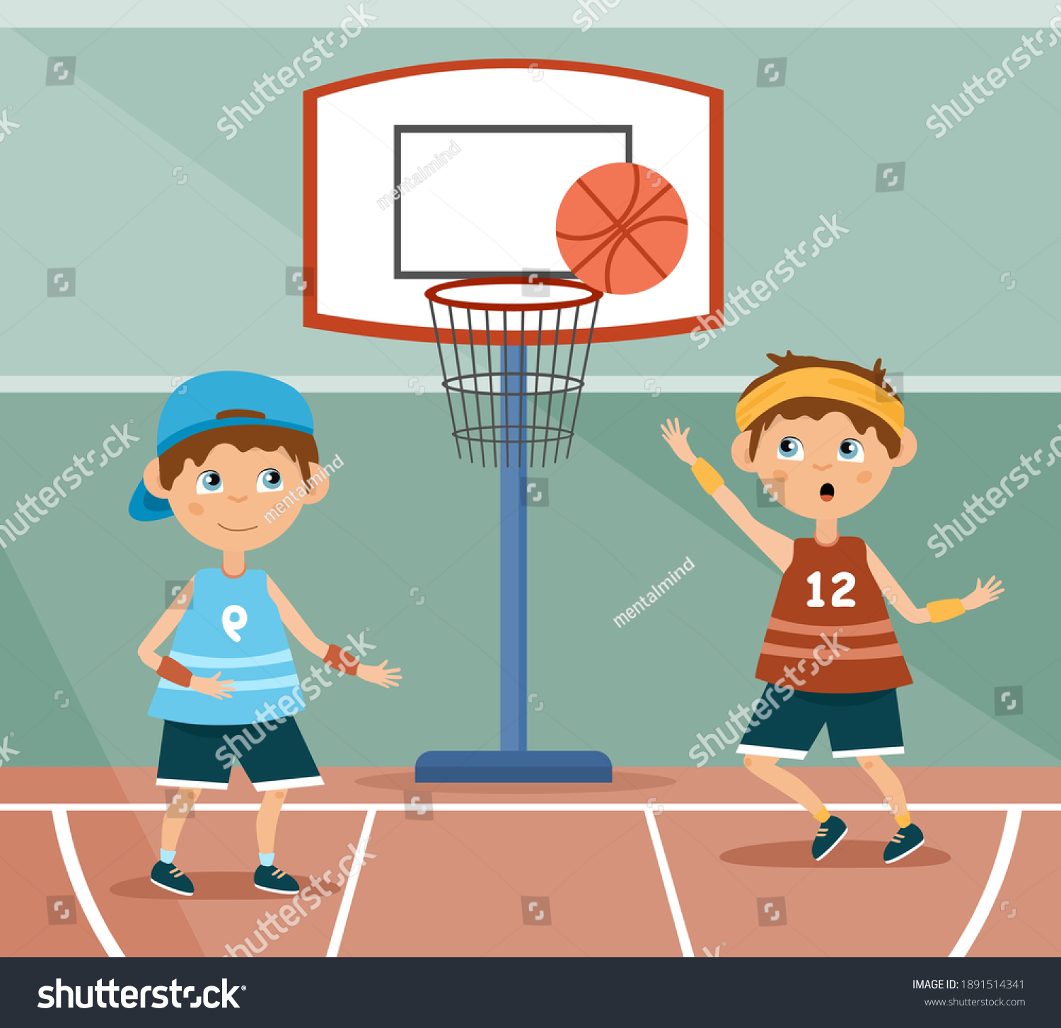 2,627 Girl playing basketball cartoon Images, Stock Photos & Vectors ...