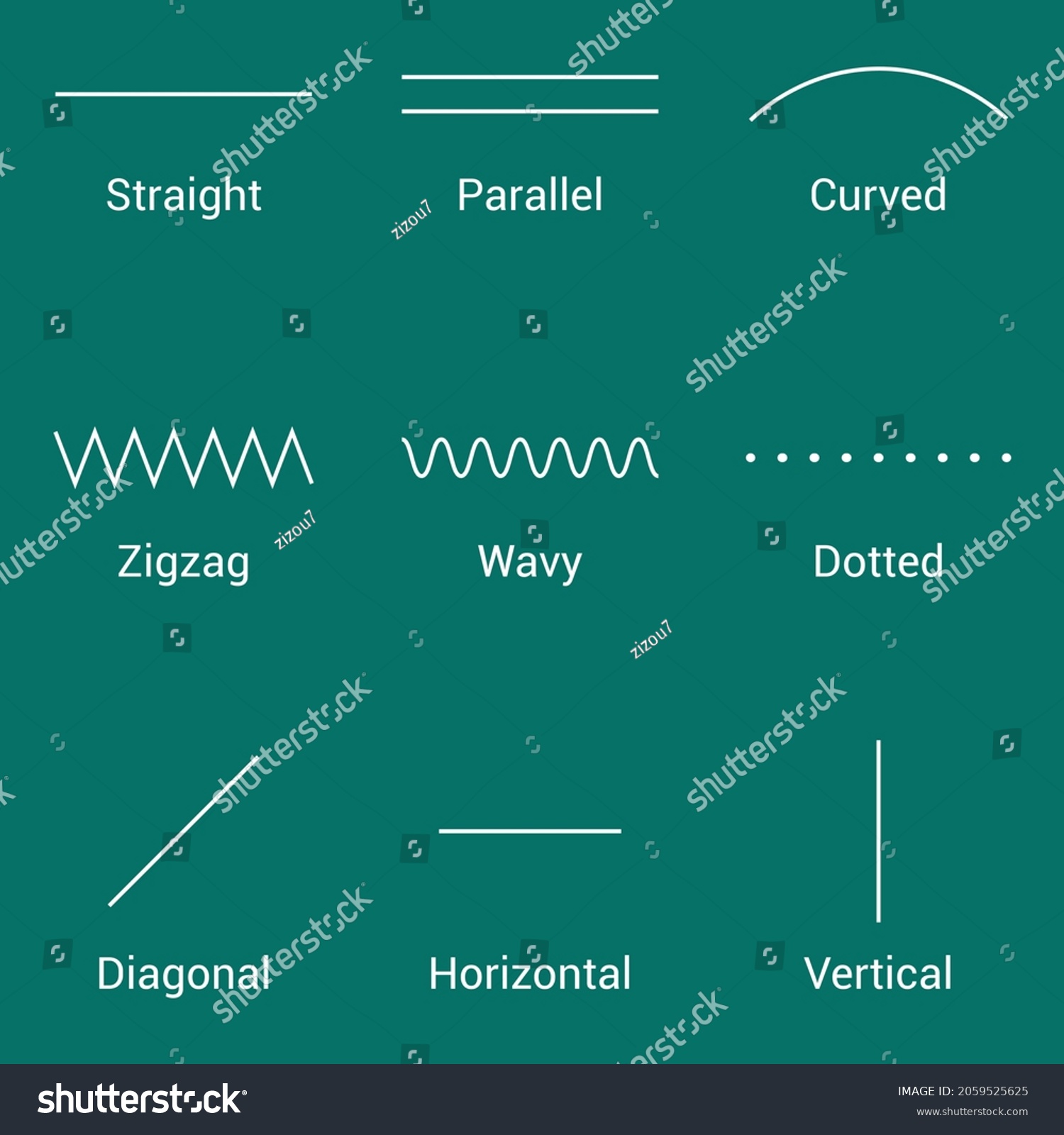 types-lines-geometry-stock-vector-royalty-free-2059525625-shutterstock