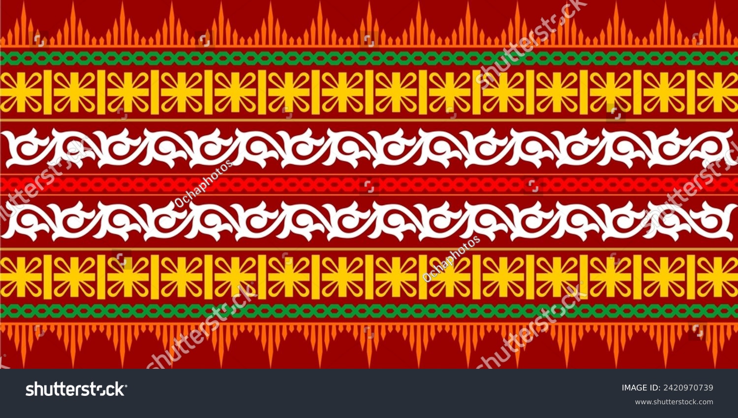 SVG of Typical Aceh Gayo Batik motif - Aceh Province, Indonesia, flat design svg