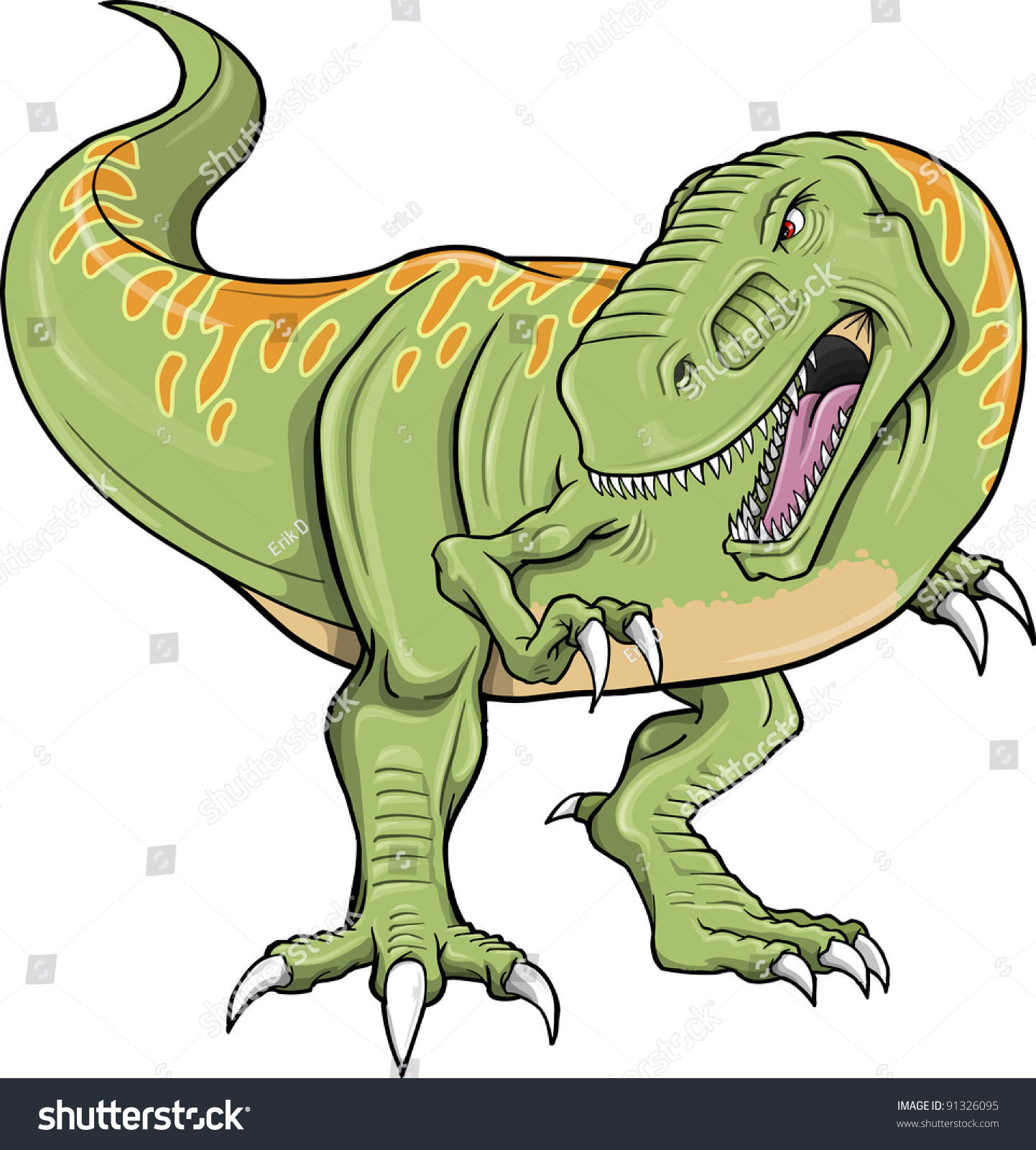 ティラノサウルス恐竜t Rexベクターイラストアート のベクター画像素材 ロイヤリティフリー