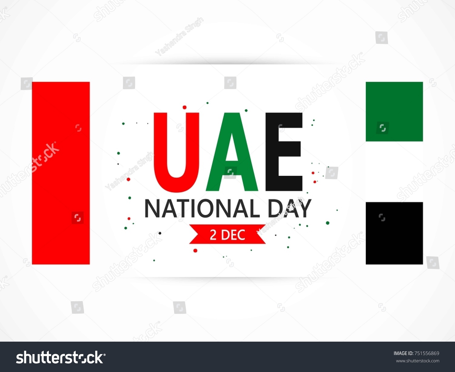 Uae National Day Celebration Backgroundnational Day Stock Vector Royalty Free 751556869 6563