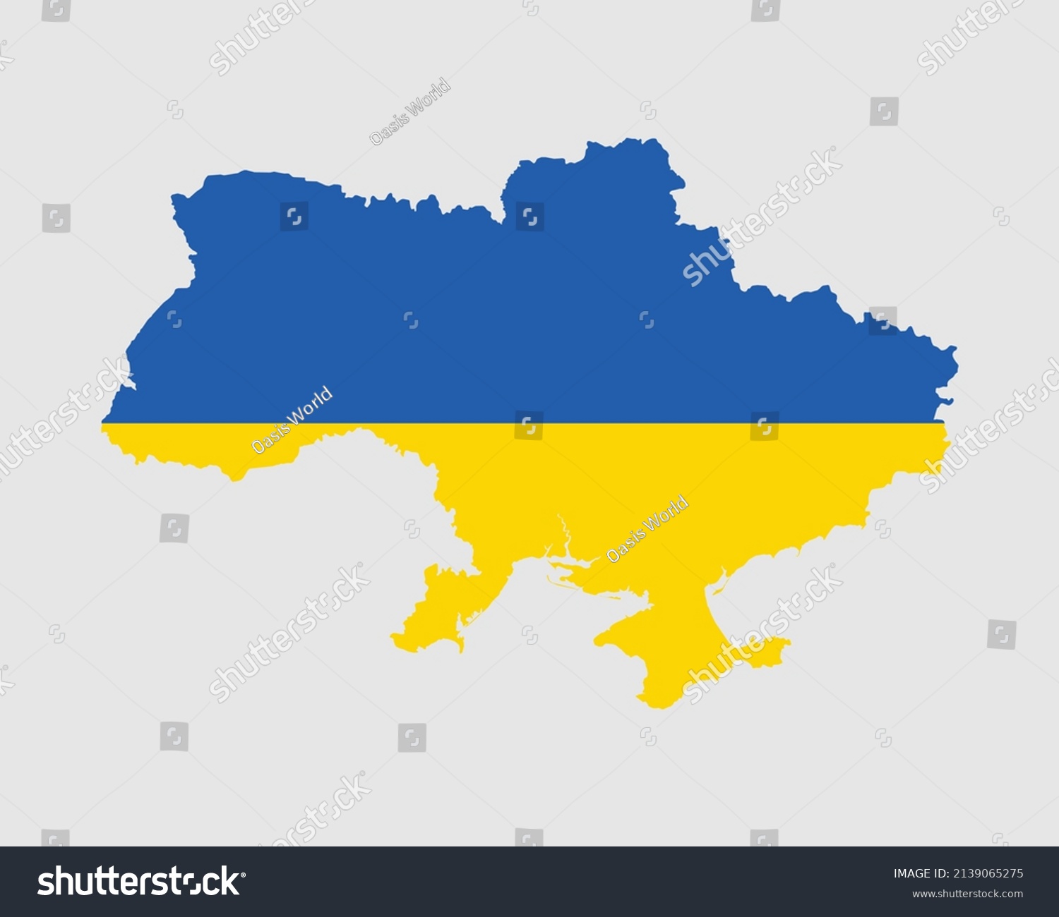 Ukraine Flag Map Map Ukraine Ukrainian Stock Vector (Royalty Free ...