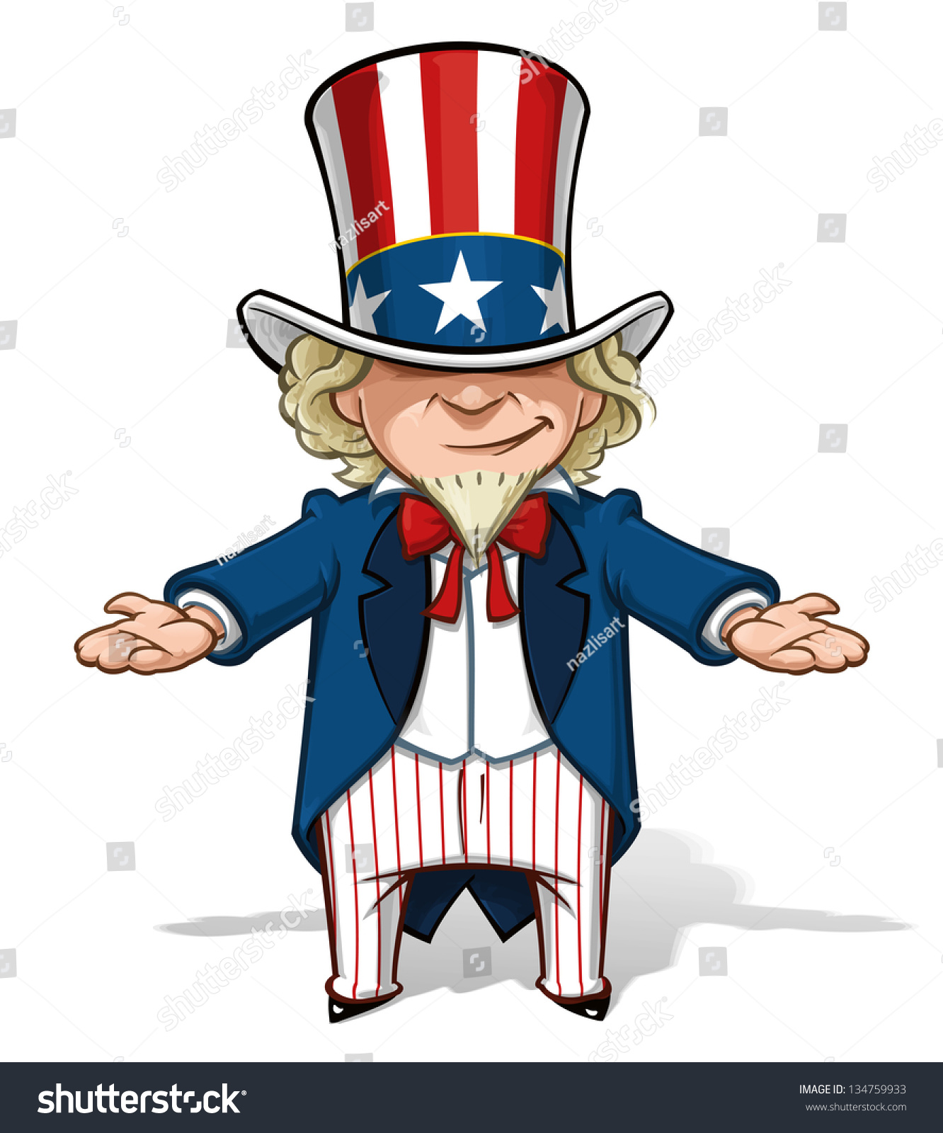 Uncle Sam Debating Stock Vector (Royalty Free) 134759933 | Shutterstock