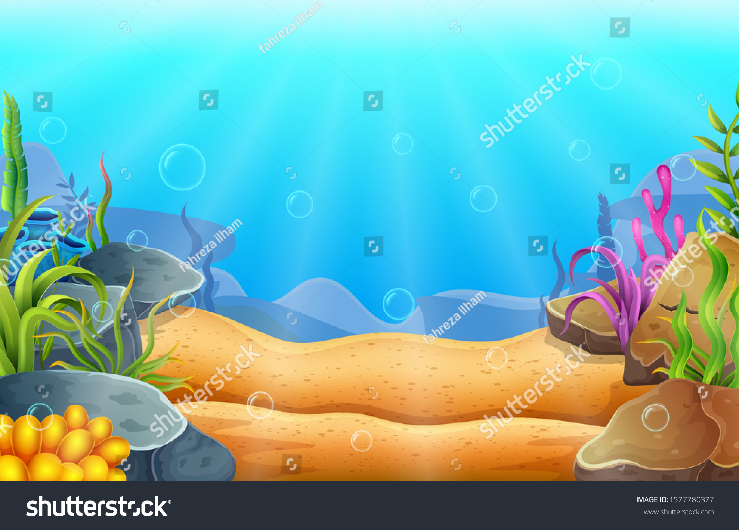 23,966 Under the sea background cartoon Images, Stock Photos & Vectors ...