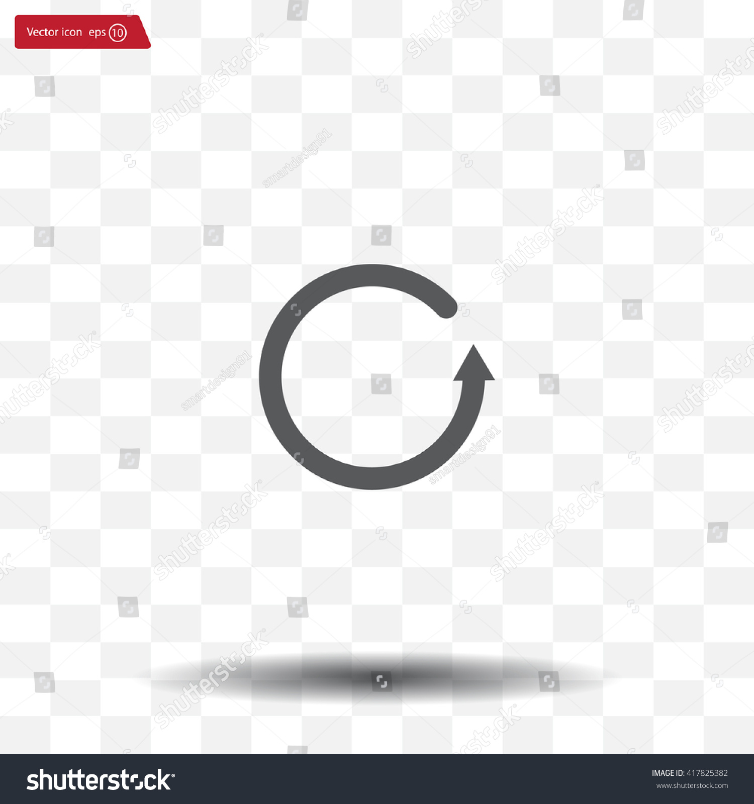 Undo Icon Back Arrow Symbol Stock Vector (Royalty Free) 417825382 ...