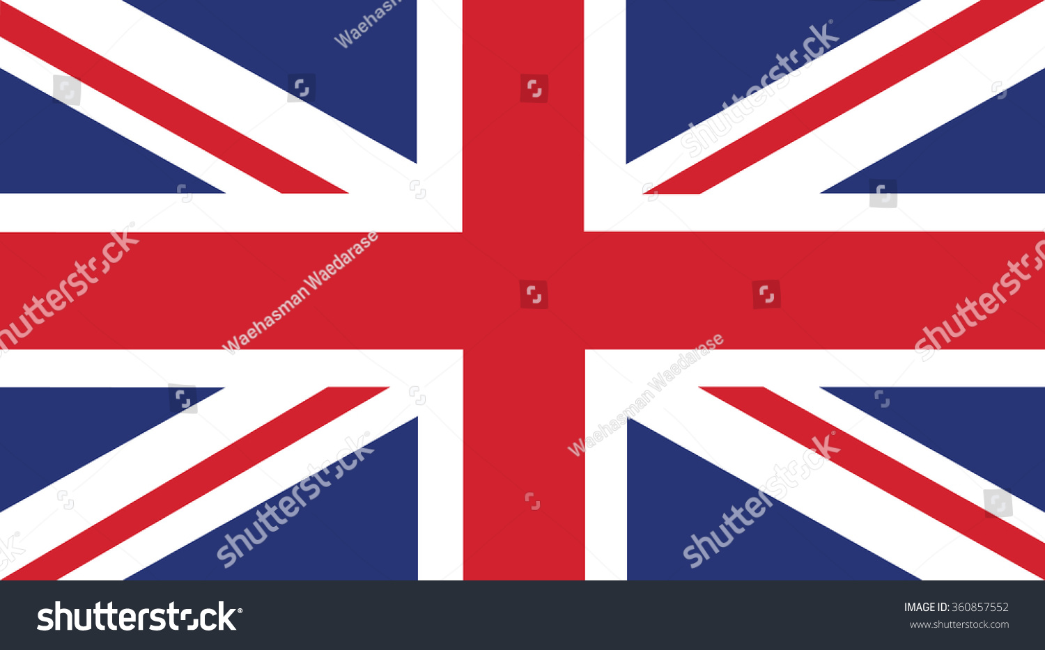 Download Union Flag Stock Vector 360857552 : Shutterstock