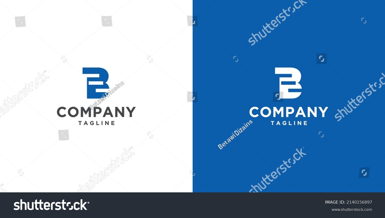 Unique Modern Letter B Initial Ladder Stock Vector (Royalty Free ...