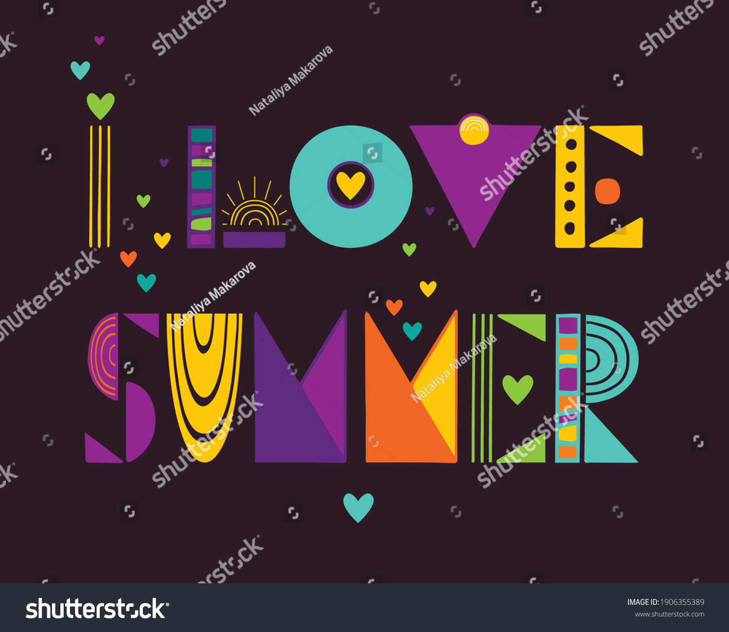 Unique Handwritten Lettering Vector Illustration Lettering Stock Vector Royalty Free 