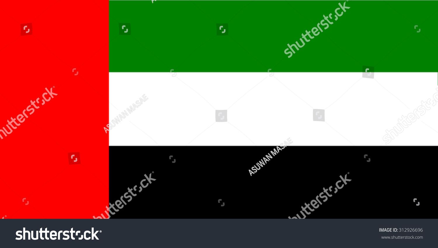 SVG of United Arab Emirates flag  svg