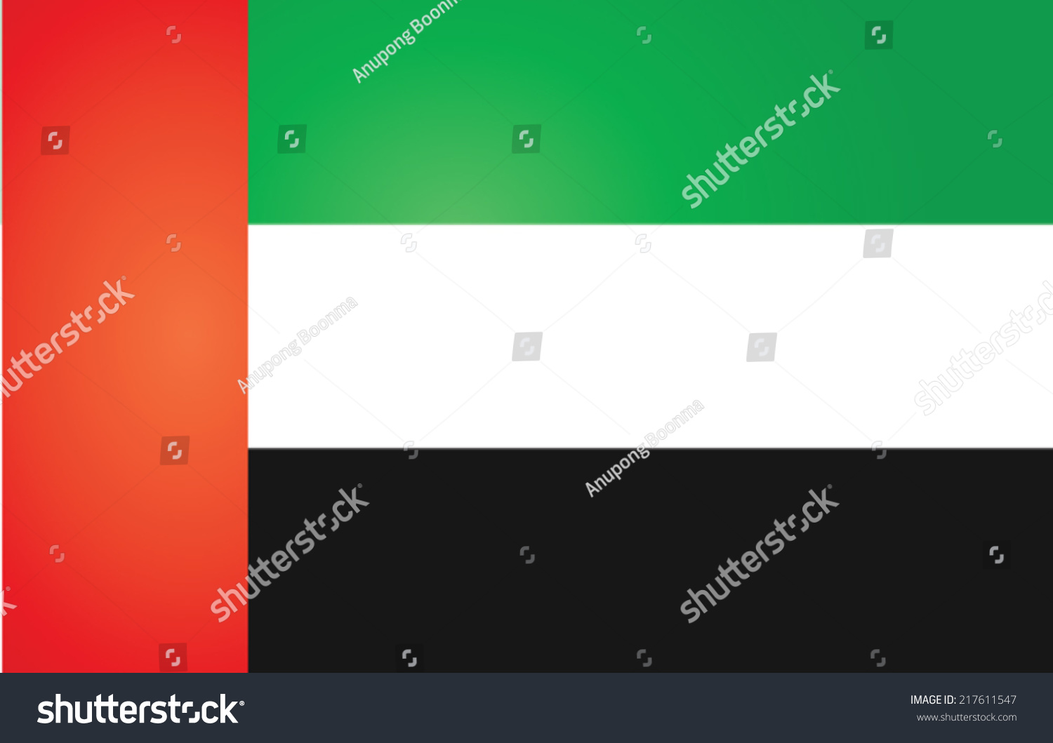 SVG of United Arab Emirates flag isolated vector svg