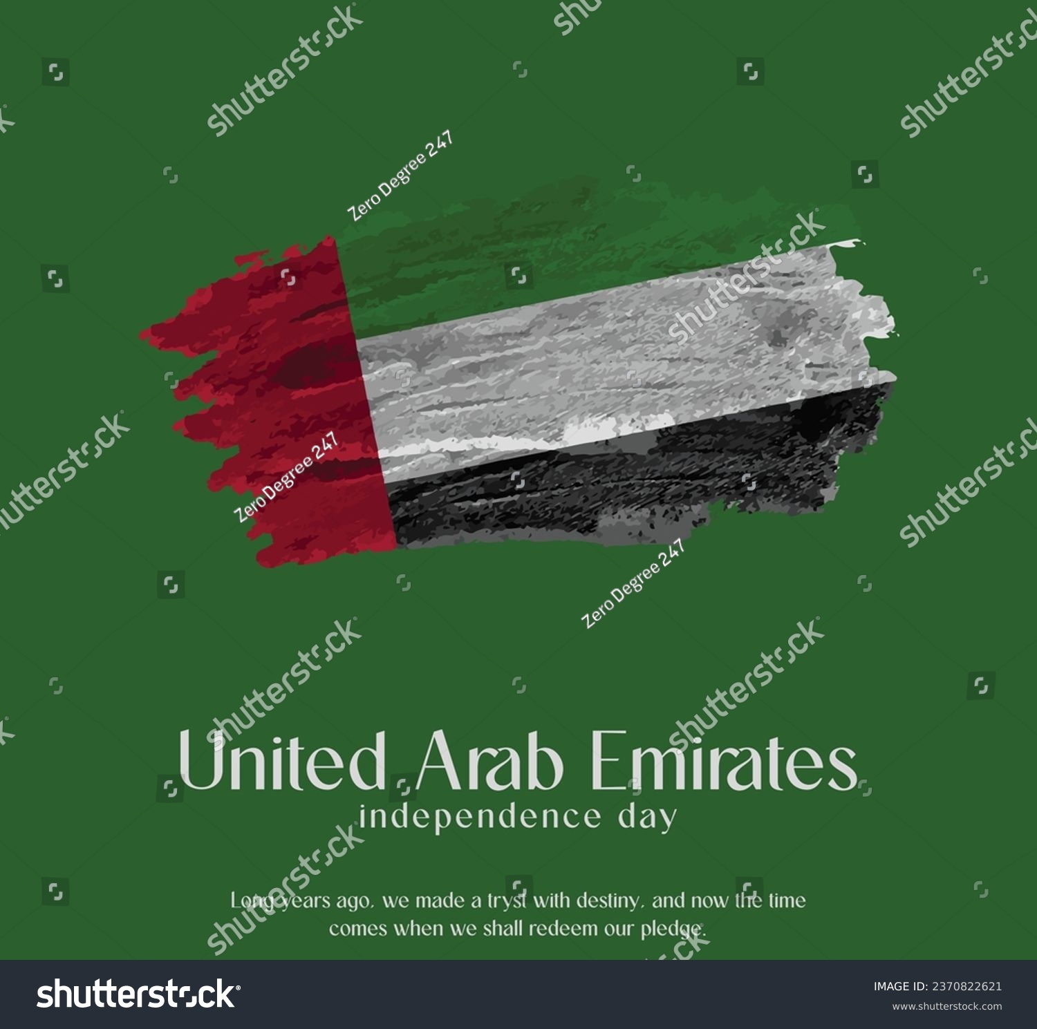 SVG of United Arab Emirates Flag Made of Glitter Sparkle Brush Paint Vector, Celebrating United Arab Emirates Independence Day. svg