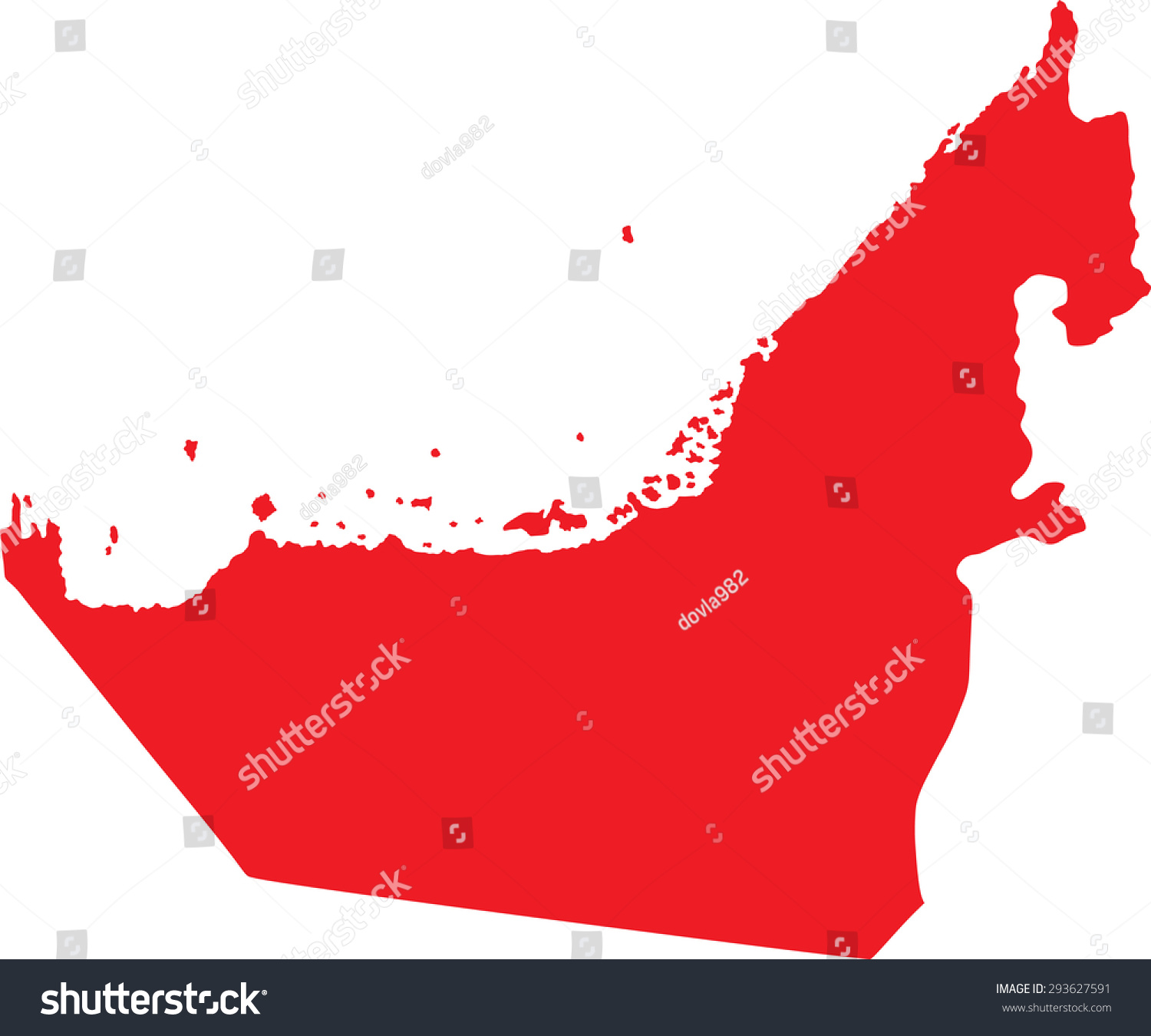 united-arab-emirates-vector-map-isolated-stock-vector-royalty-free