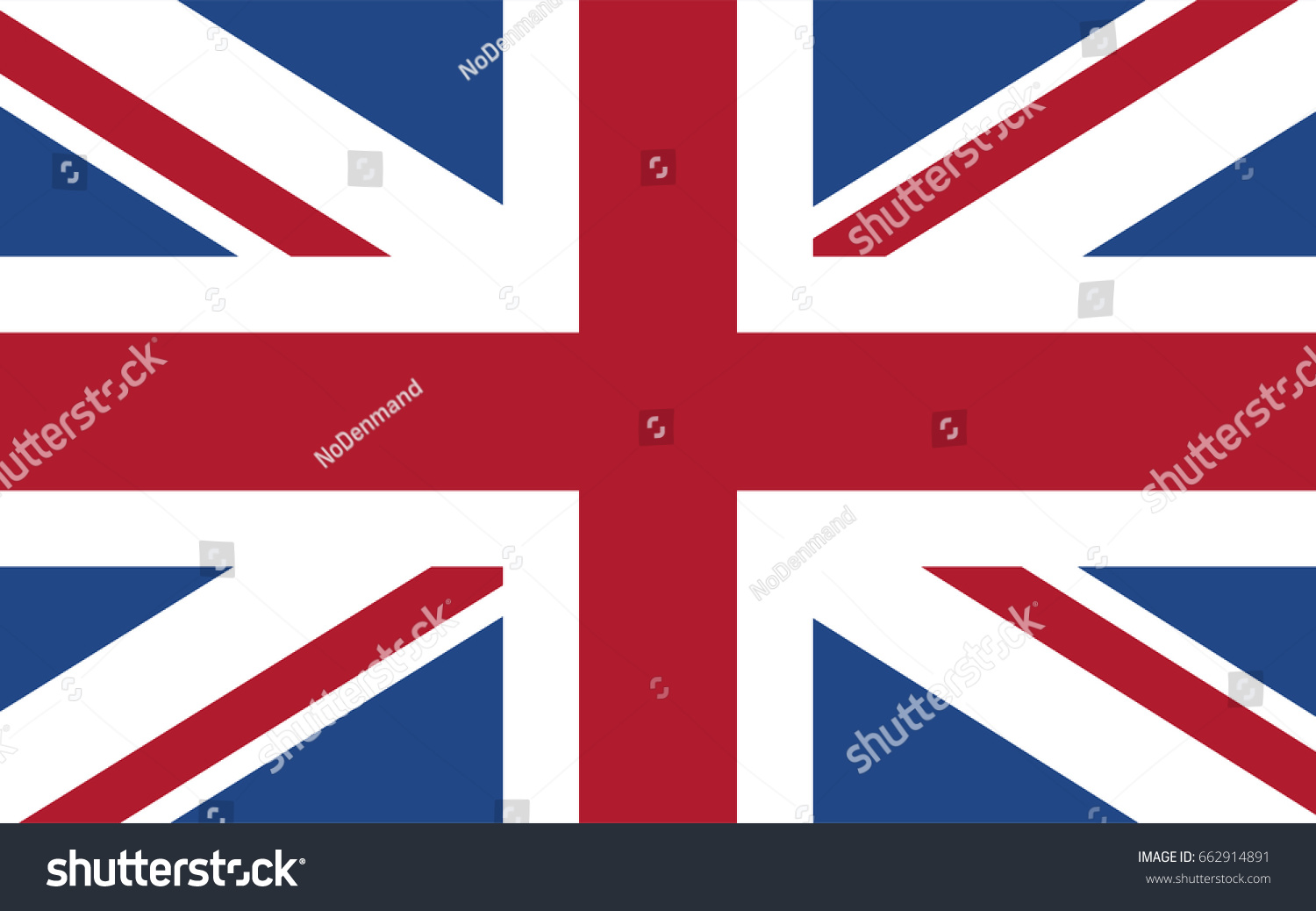 United Kingdom Flag Great Britain National Stock Vector (Royalty Free ...