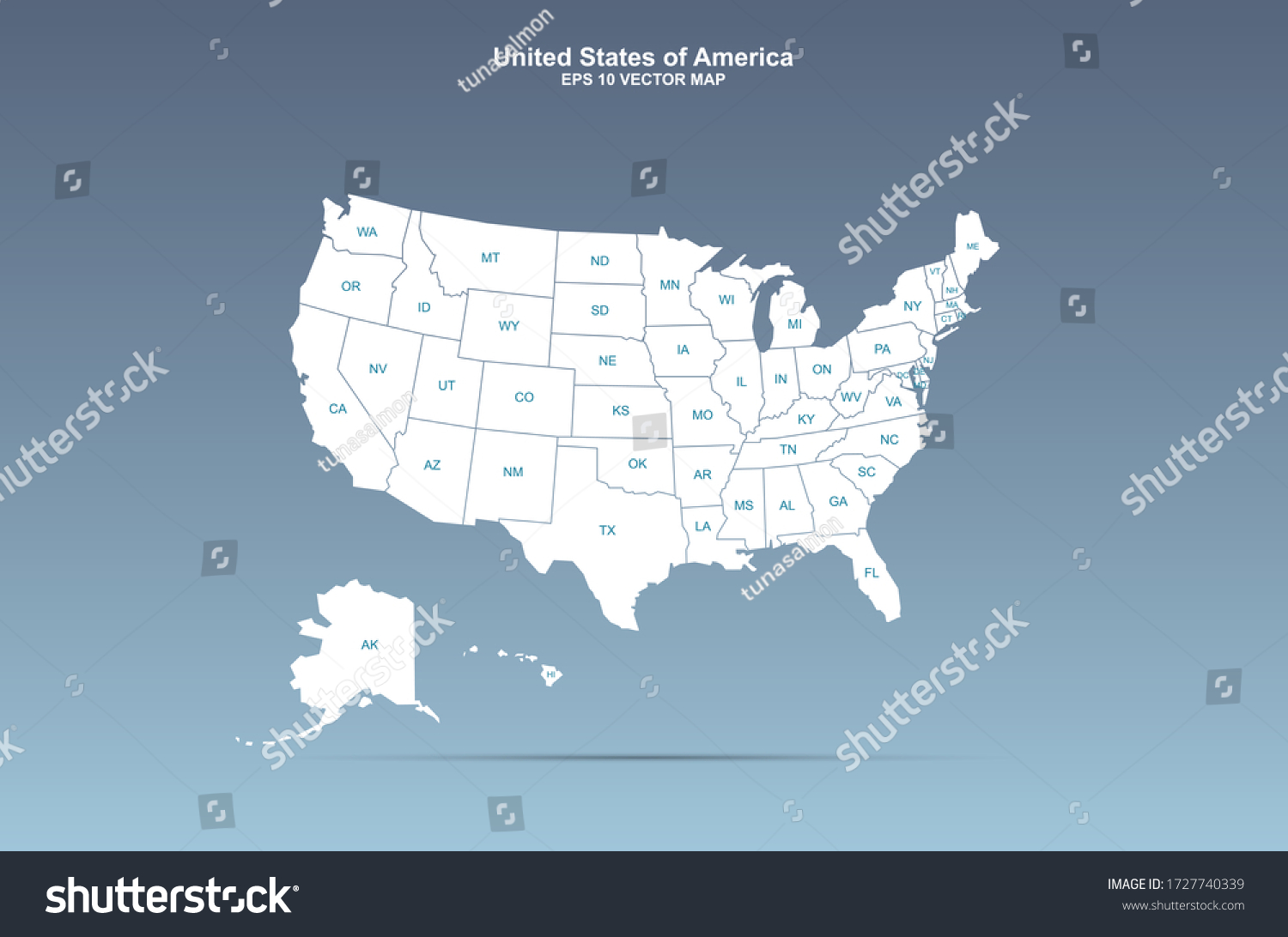 9 158 Us Map State Labels Images Stock Photos Vectors Shutterstock