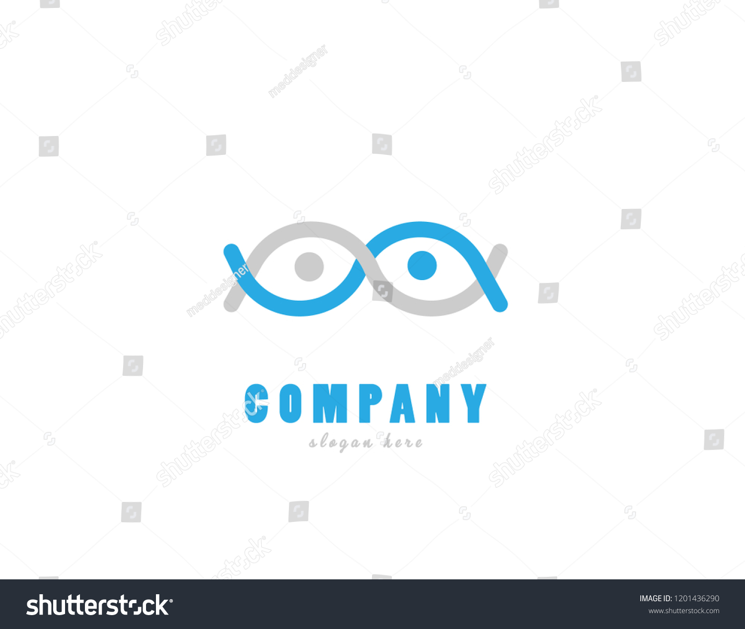 SVG of Unity Glasses Logo concept svg
