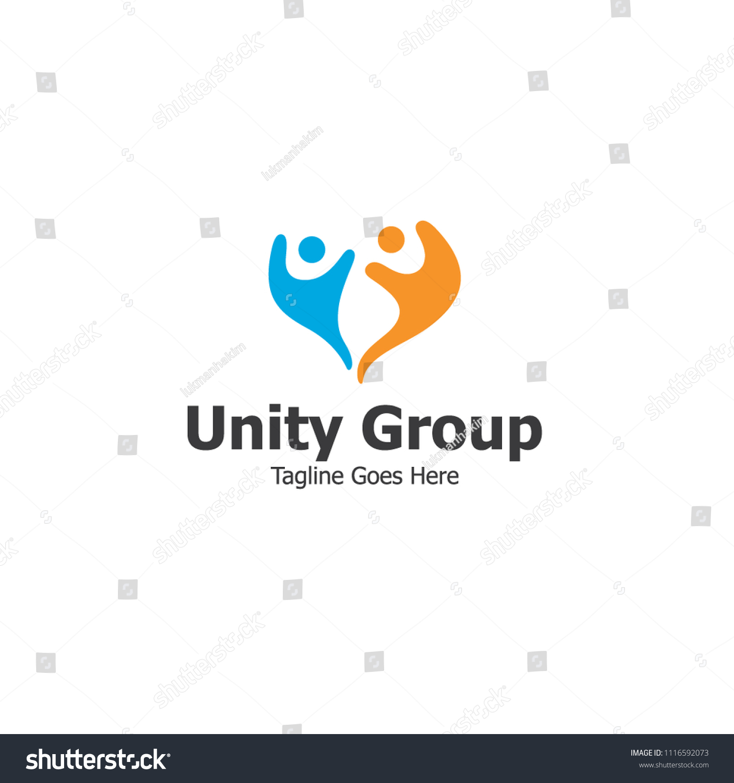 unity logo vector template stock vector royalty free 1116592073 shutterstock