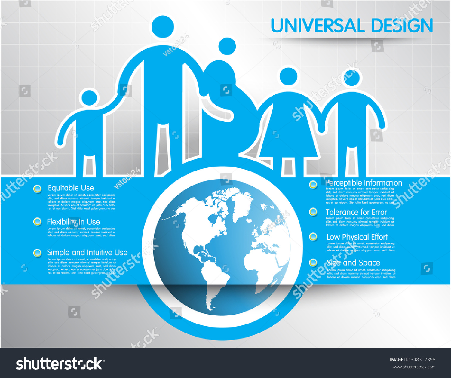 Universal Design Vector 8 Stock Vector 348312398 - Shutterstock