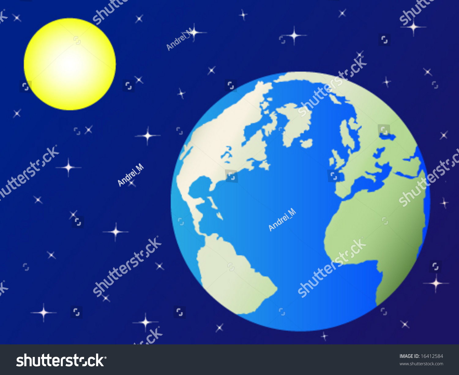 Universe Illustration - 16412584 : Shutterstock