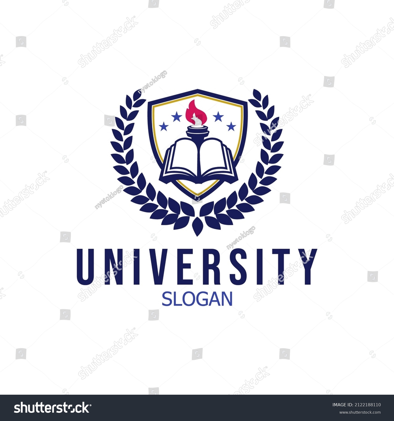 University Logo Vectors Design Logo Template Stock Vector (Royalty Free ...