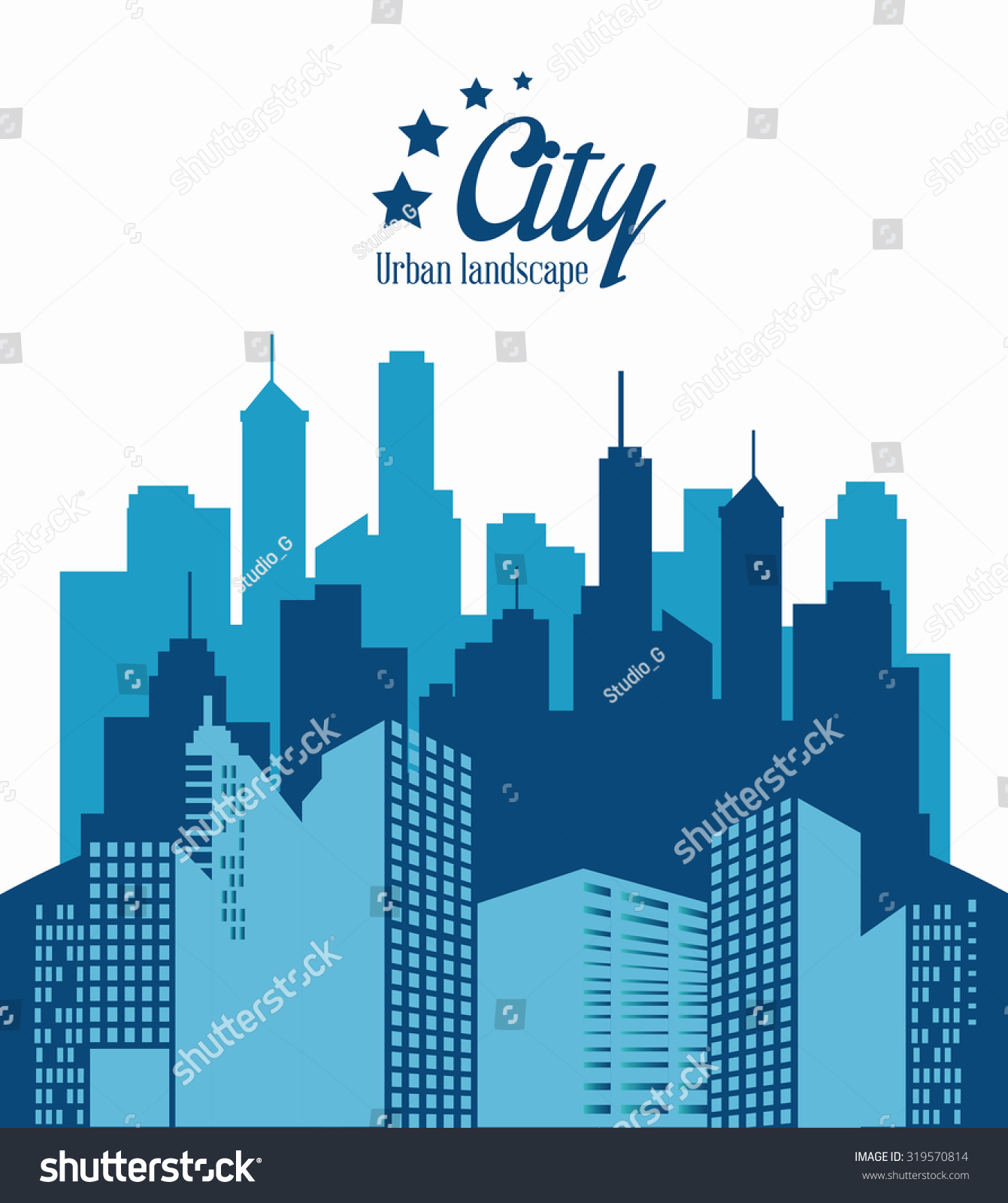 Download Urban City Real State Design Vector Stock Vector 319570814 - Shutterstock