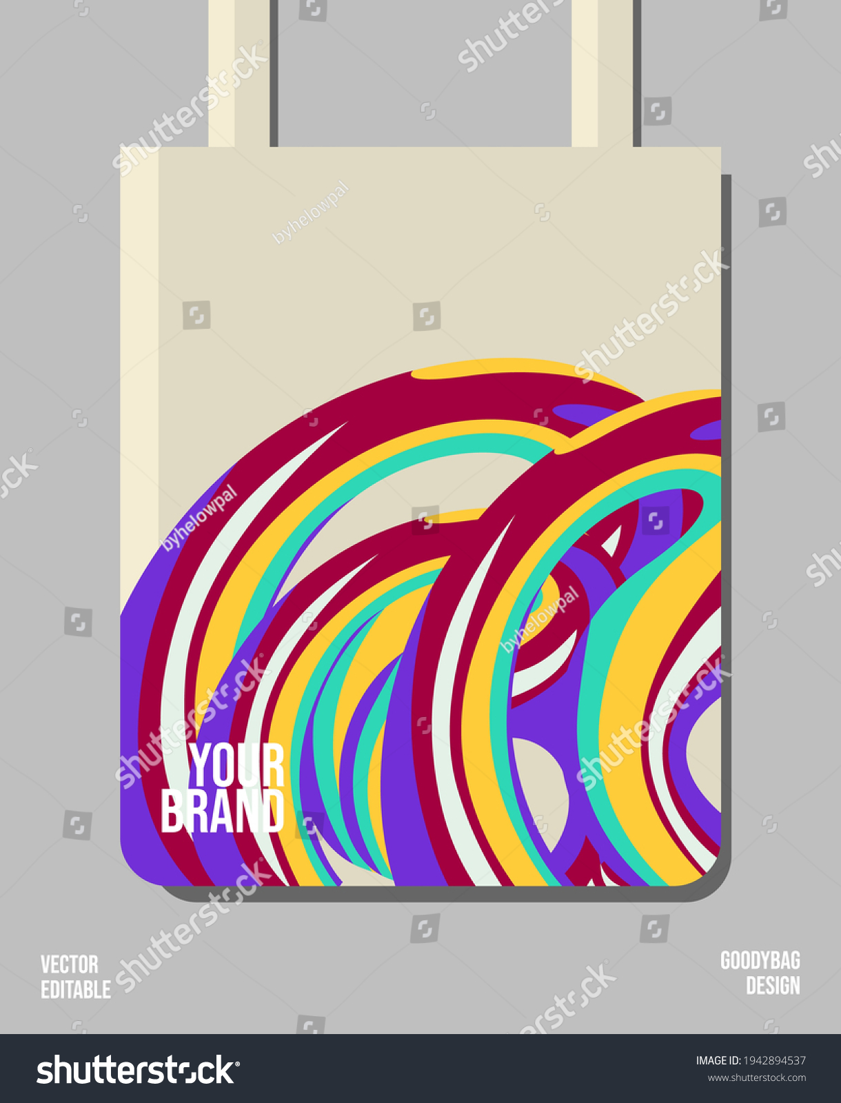 660 Goodie bag template Images, Stock Photos &amp; Vectors | Shutterstock