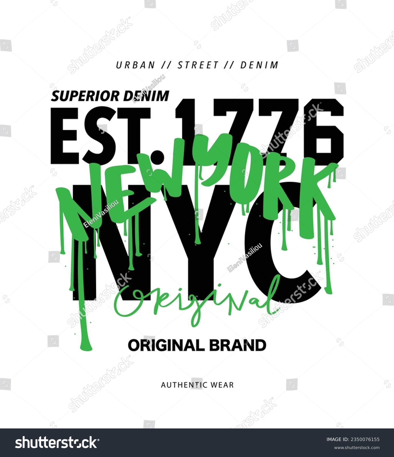 SVG of Urban street graffiti style New York brush stroke typography. Vector illustration design for slogan tee, t shirt, fashion graphic, print, poster, card. svg