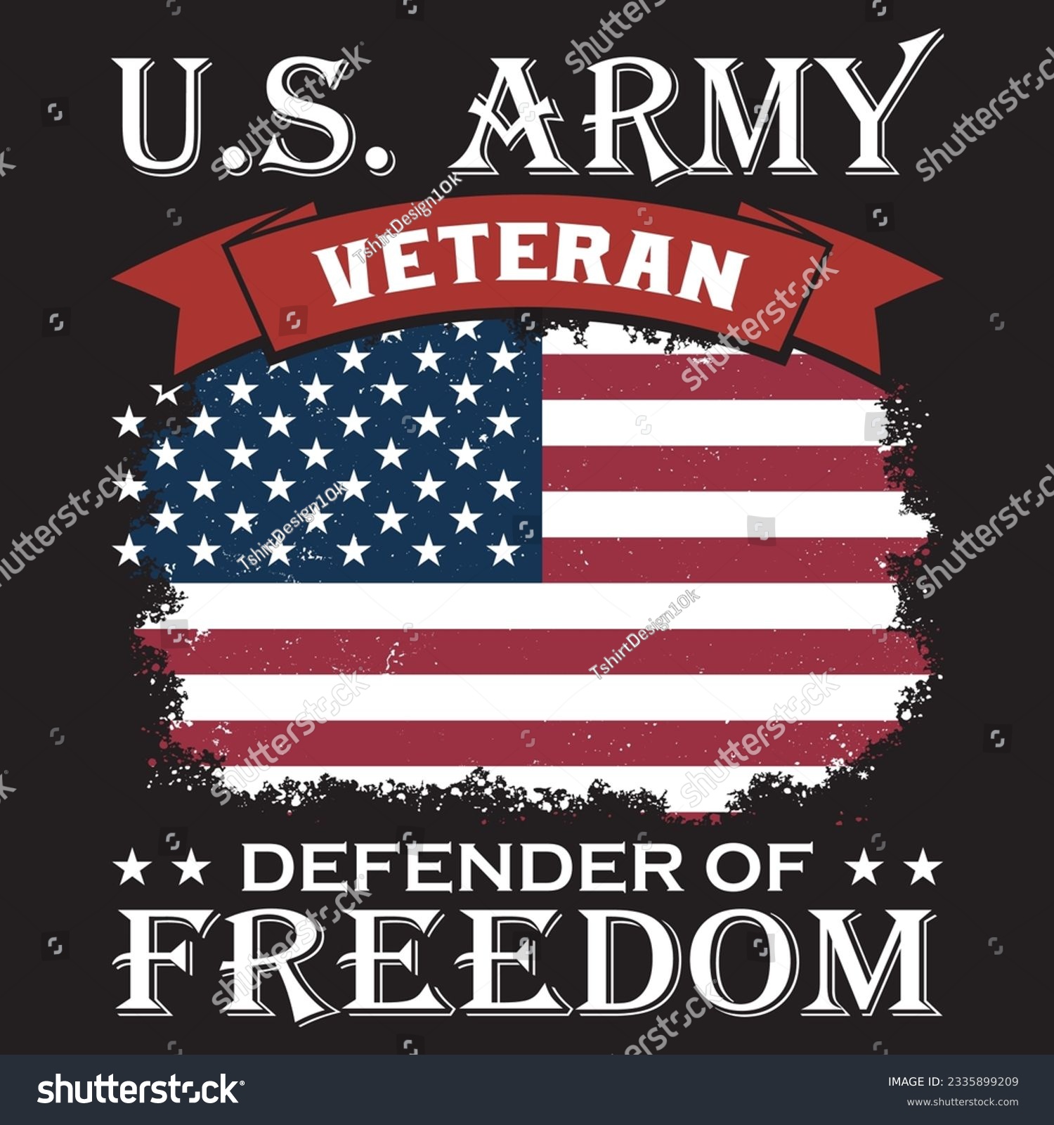 SVG of US Army veteran defender of freedom svg