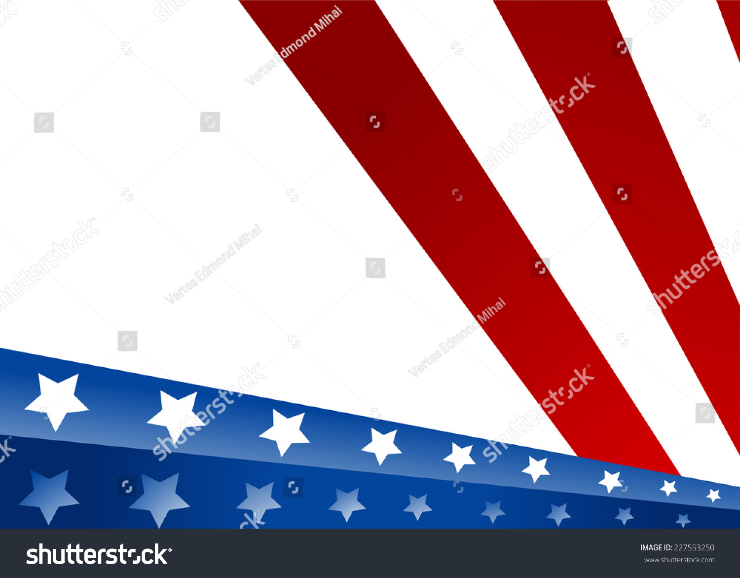 Usa Flag Style Vector Stock Vector (Royalty Free) 227553250 | Shutterstock