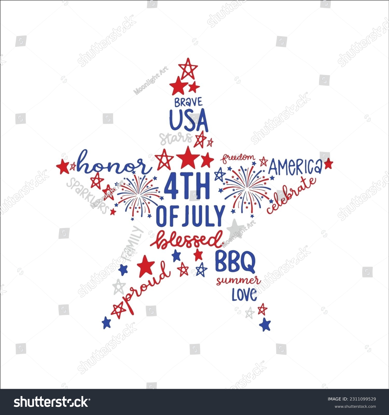 SVG of USA flag Star Svg, Independence day, Patriotic Cut File, American Star svg, 4th of July, USA flag, Cricut and Silhouette Cut file svg