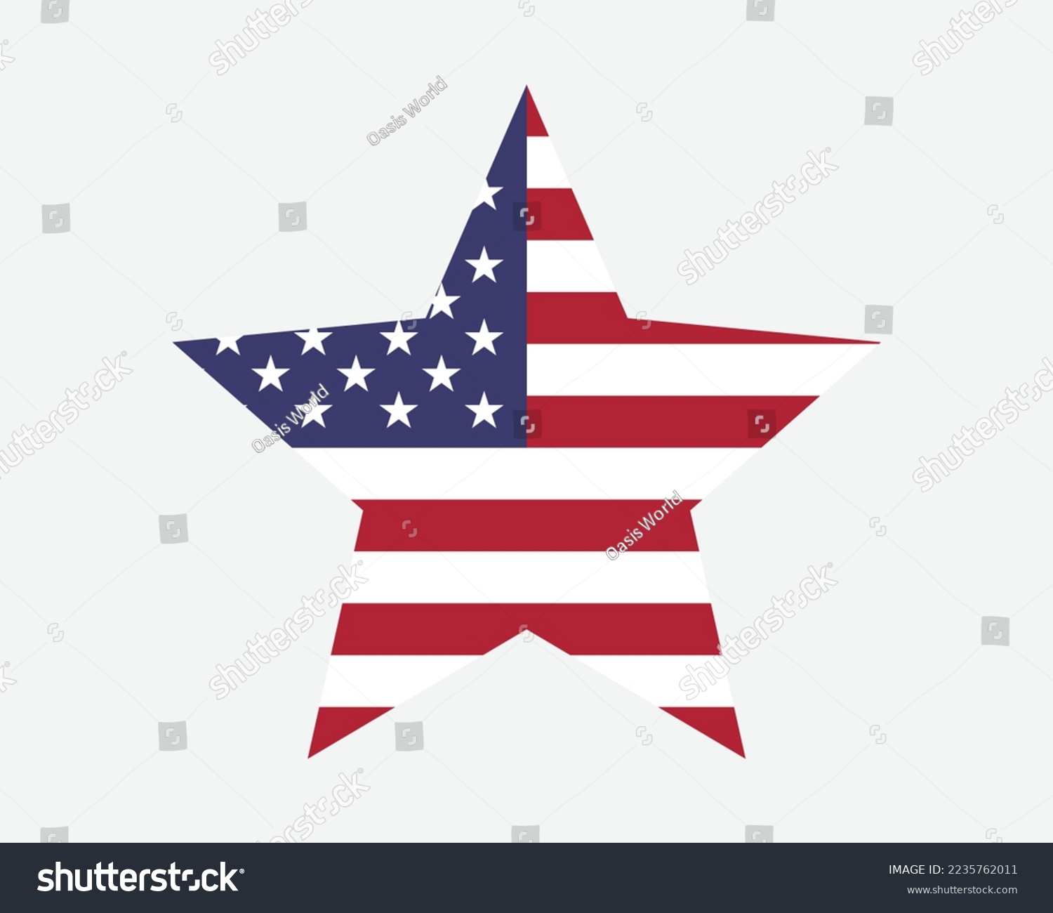 SVG of USA Star Flag. US United States of America Star Shape Flag. American Star Spangled Banner Old Glory Country National Icon Symbol Vector Illustration svg