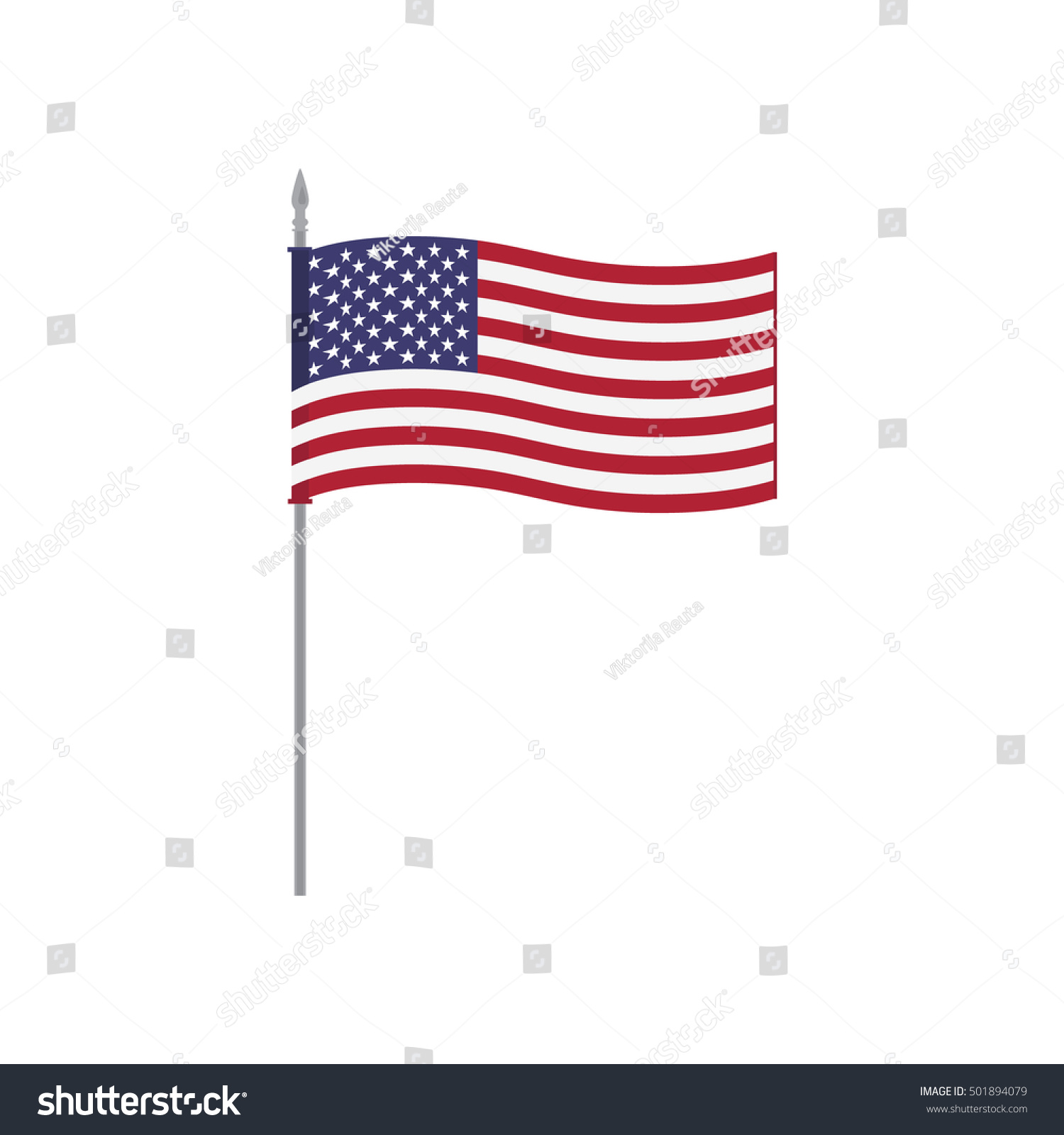 usa vector table flag template waving stock vector royalty free united states flag template