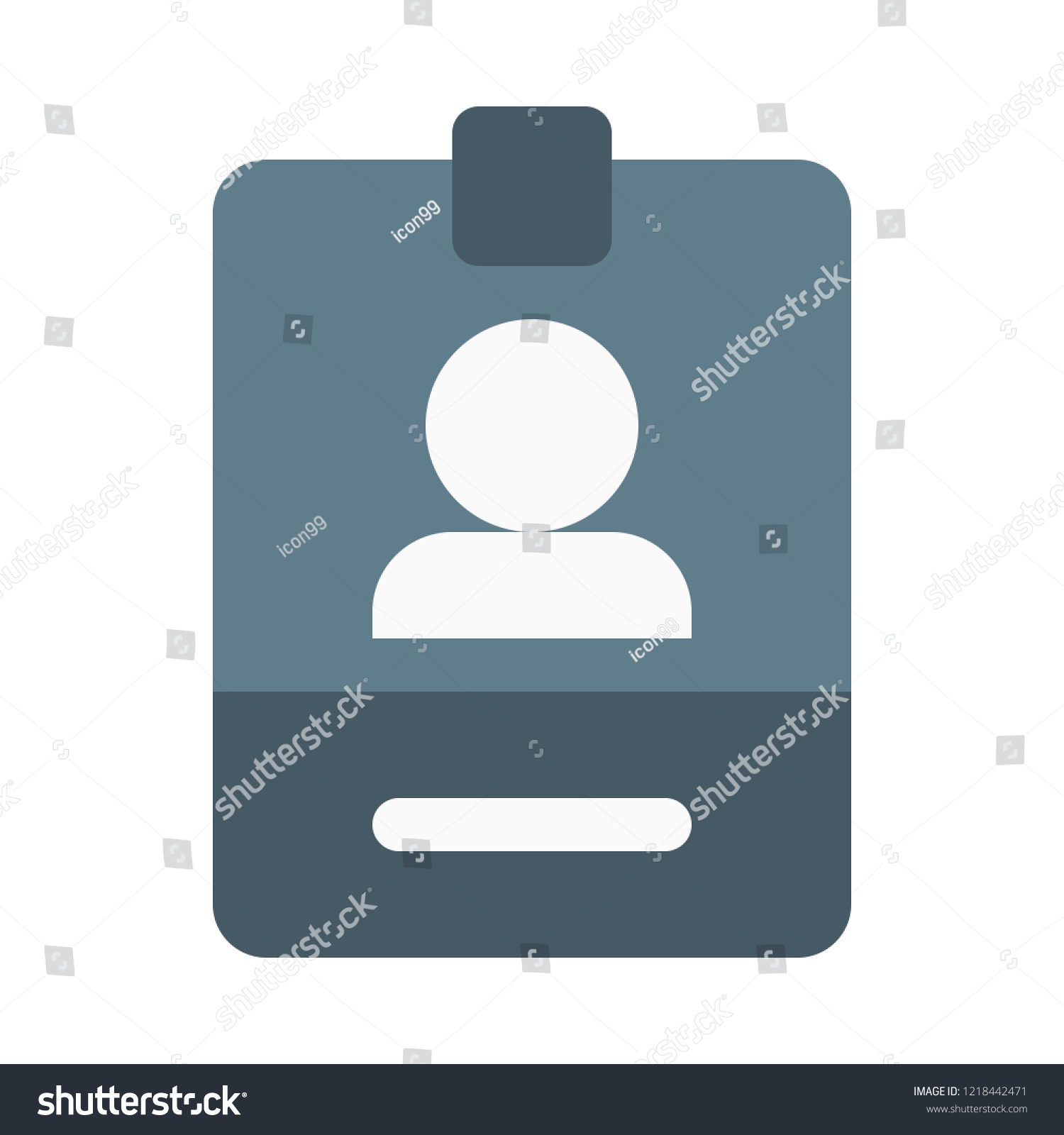 User Identity Card Stock Vector (Royalty Free) 1218442471 | Shutterstock