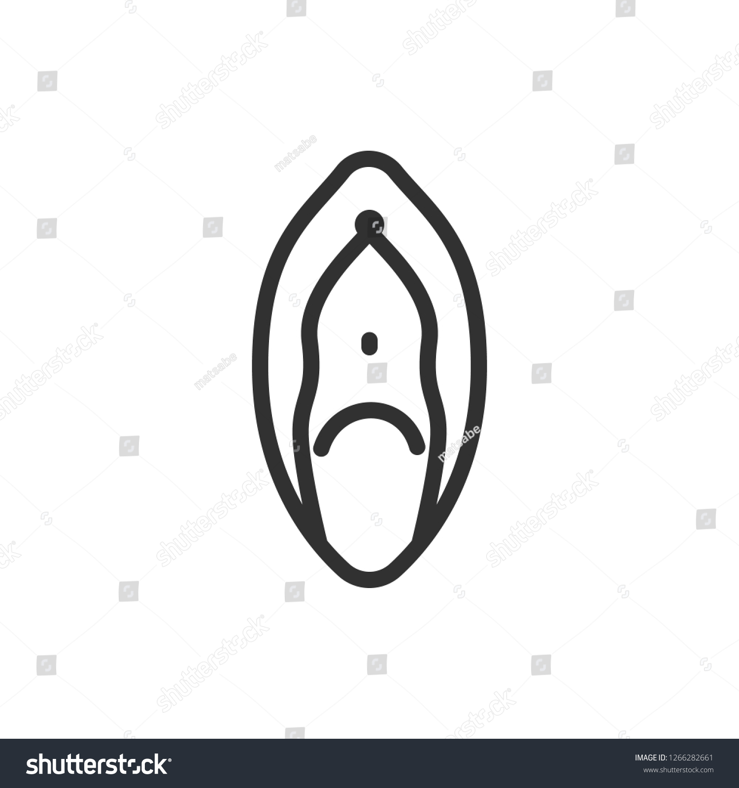 Vagina Labia Linear Icon Line Editable 库存矢量图（免版税）1266282661 Shutterstock 2369