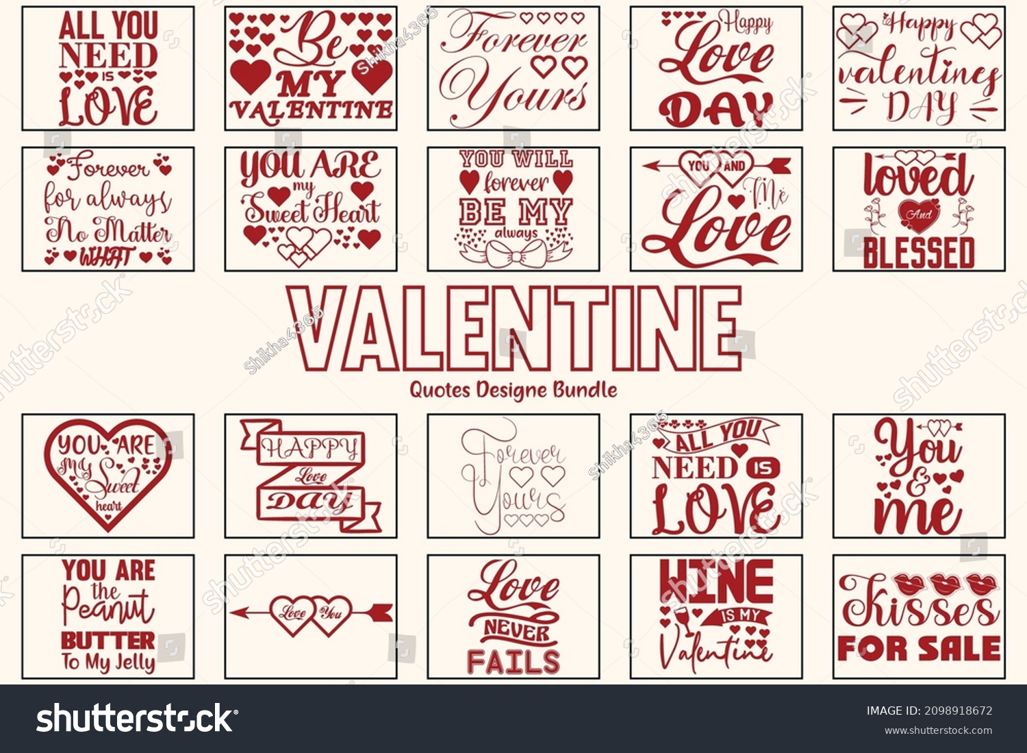 SVG of Valentine Day SVG Design Bundle svg