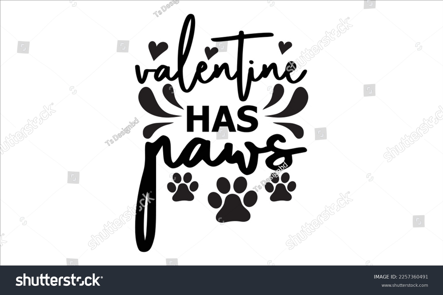 SVG of Valentine Has Paws Svg Design,Retro Valentines day SVG,Cute Valentines svg, Heart Shirt svg, Love,Cut Files Cricut, Silhouette, svg