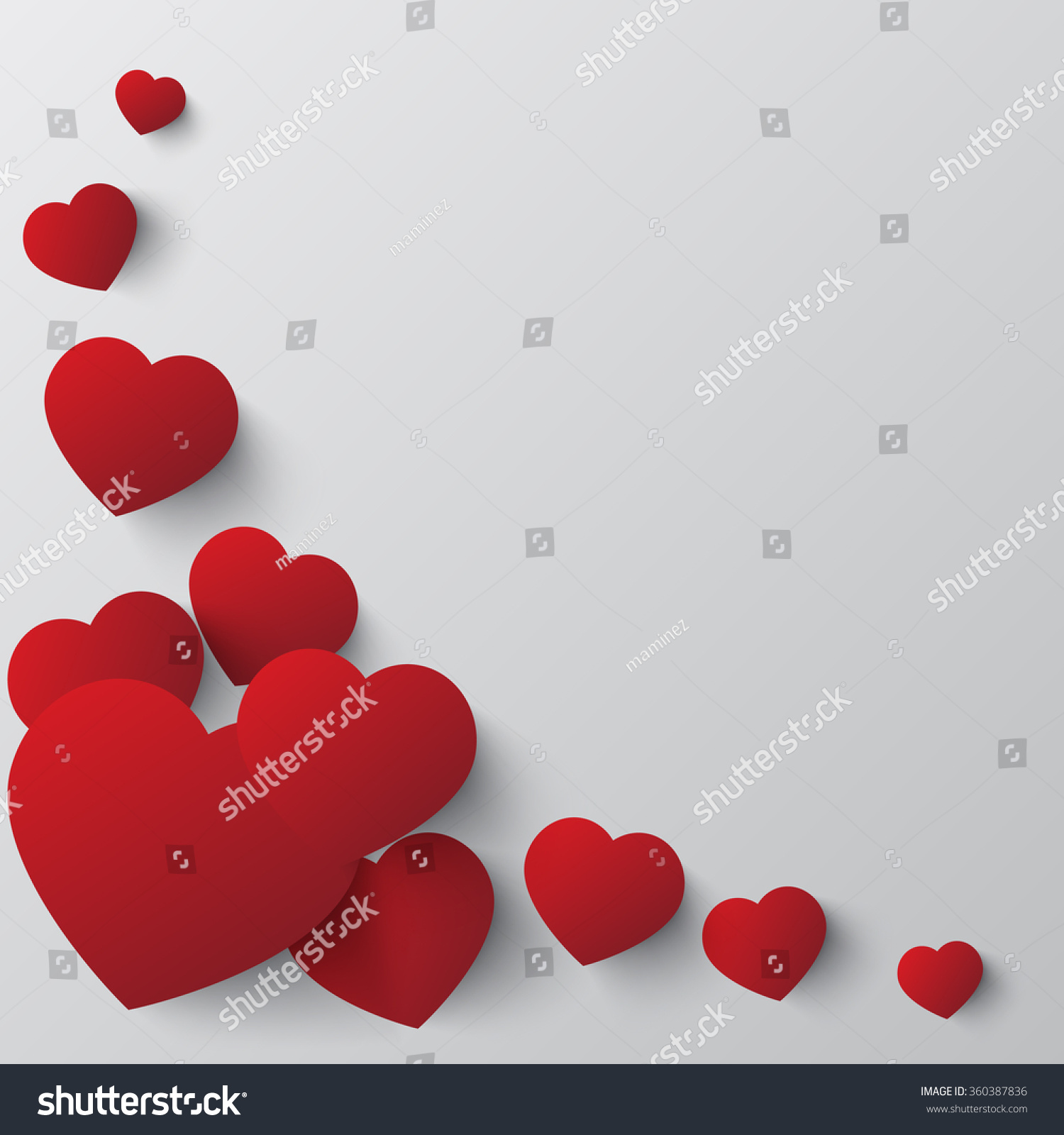 Valentine'S Day Abstract Background Stock Vector 360387836 : Shutterstock