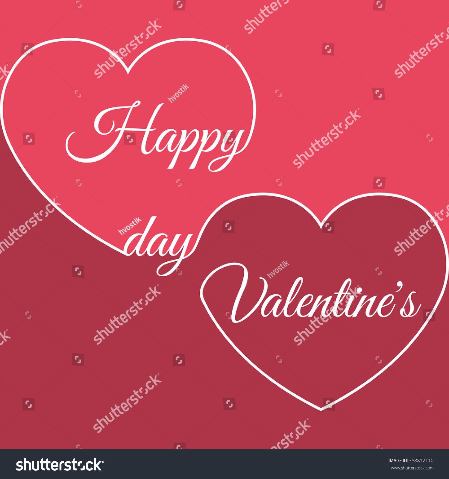 Valentines Day Background Valentines Day Template Stock Vector Royalty Free 358812110