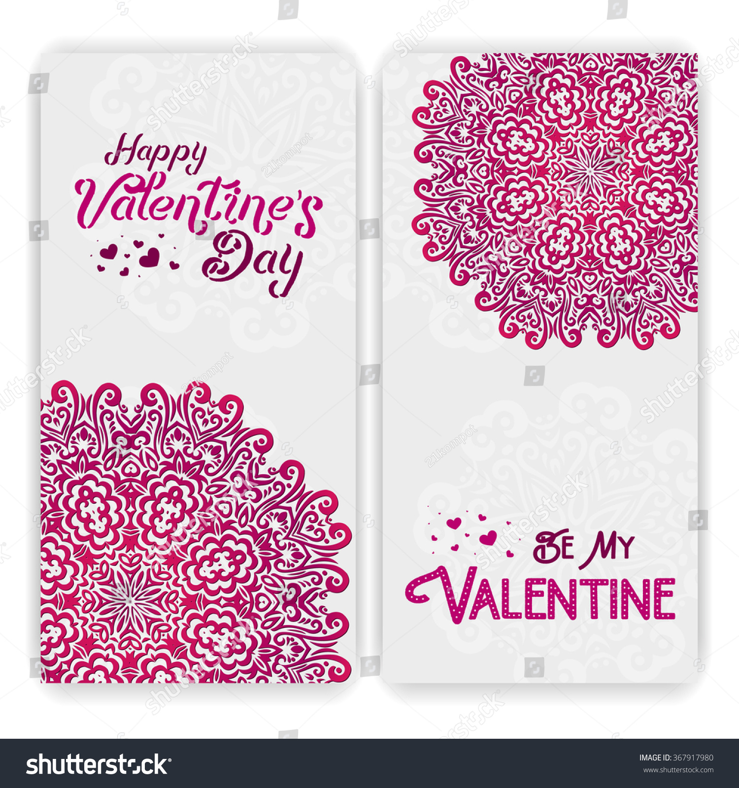 valentines card template