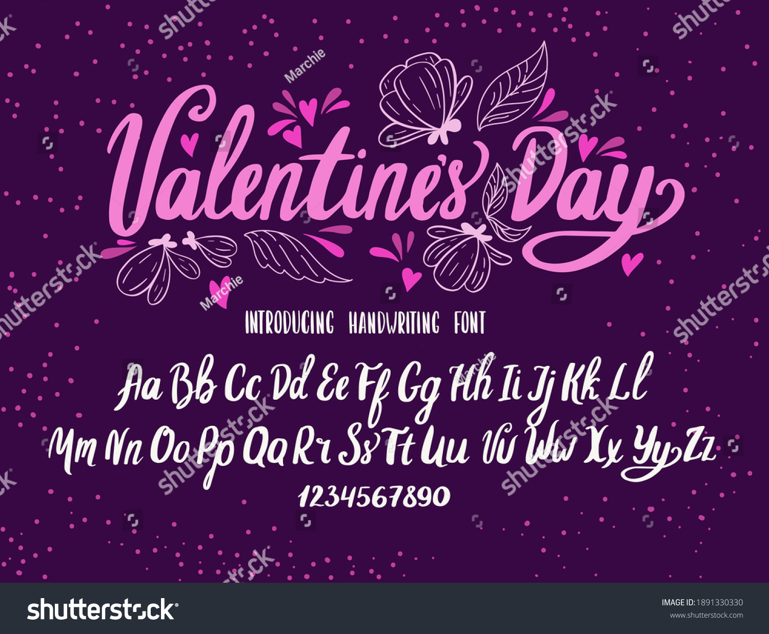 SVG of Valentine’s day Font. alphabet Typography with colorful cute illustrations. Handwritten script for holiday party celebration and crafty design. Vector with hand-drawn lettering. svg