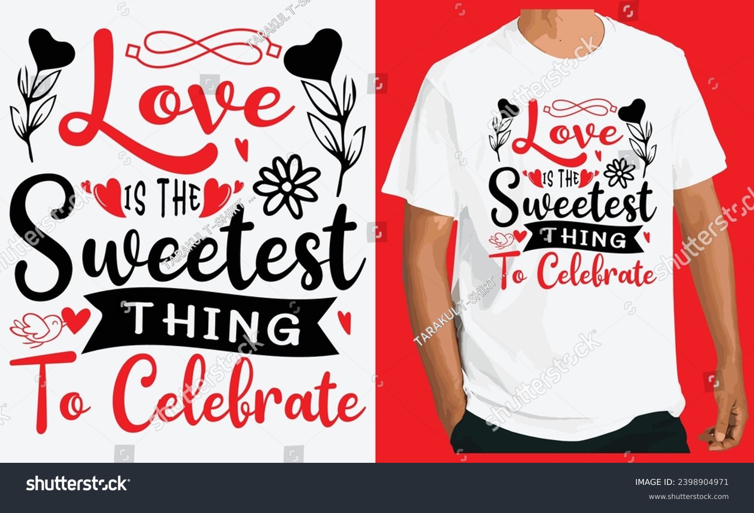 SVG of valentine's day typography t-shirt design
 svg