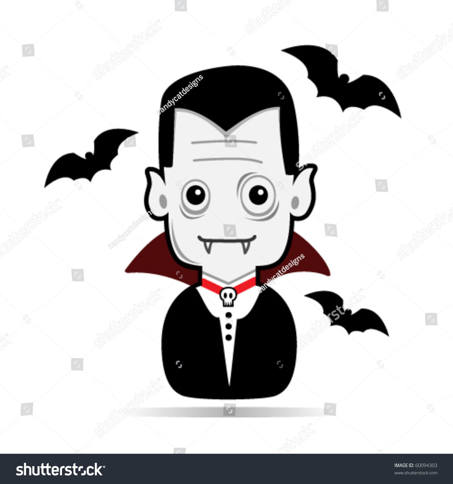 Vampire Dracula Illustration Stock Vector 60094303 - Shutterstock