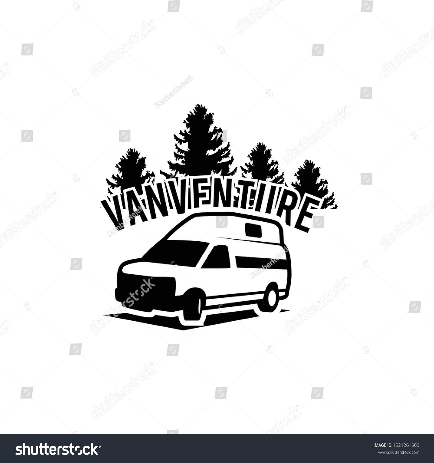 Van Logo Image Vector Design Template Stock Vector (Royalty Free ...