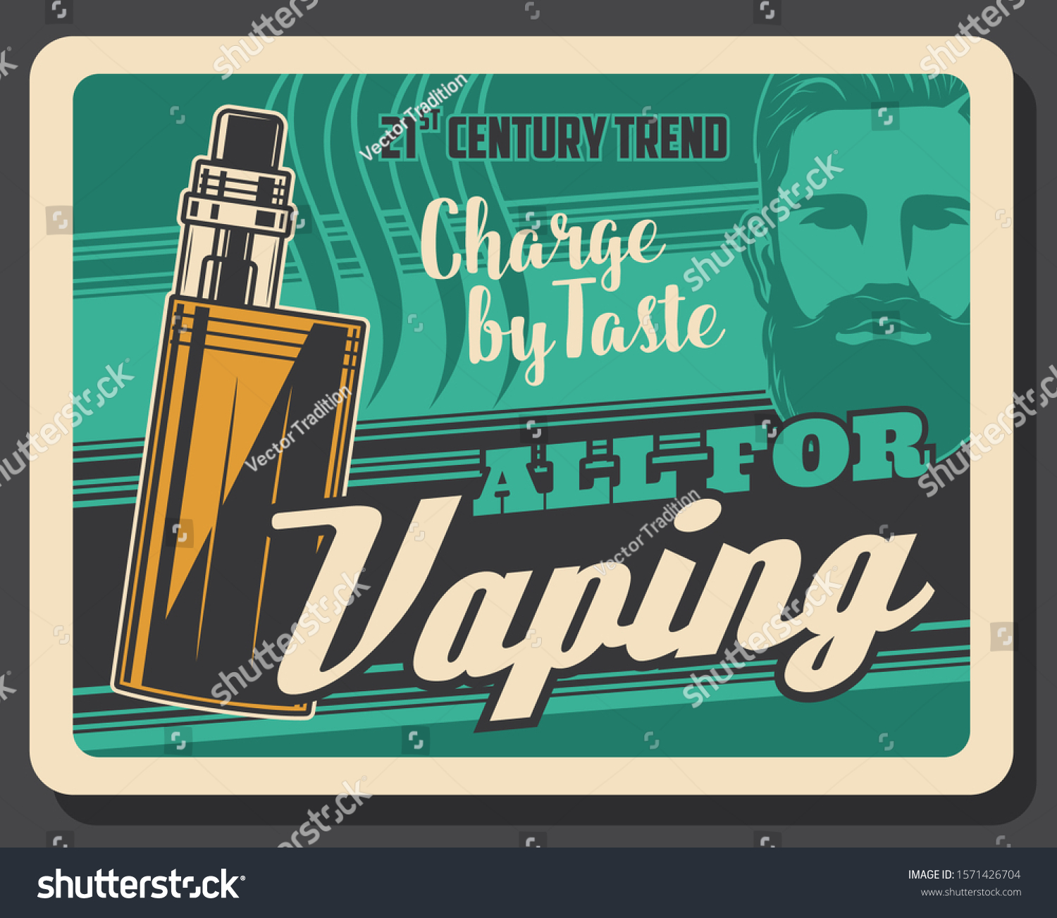 lezing Bijzettafeltje Vlucht Vape Shop Accessories Electronic Cigarette Tobacco Stock Vector (Royalty  Free) 1571426704