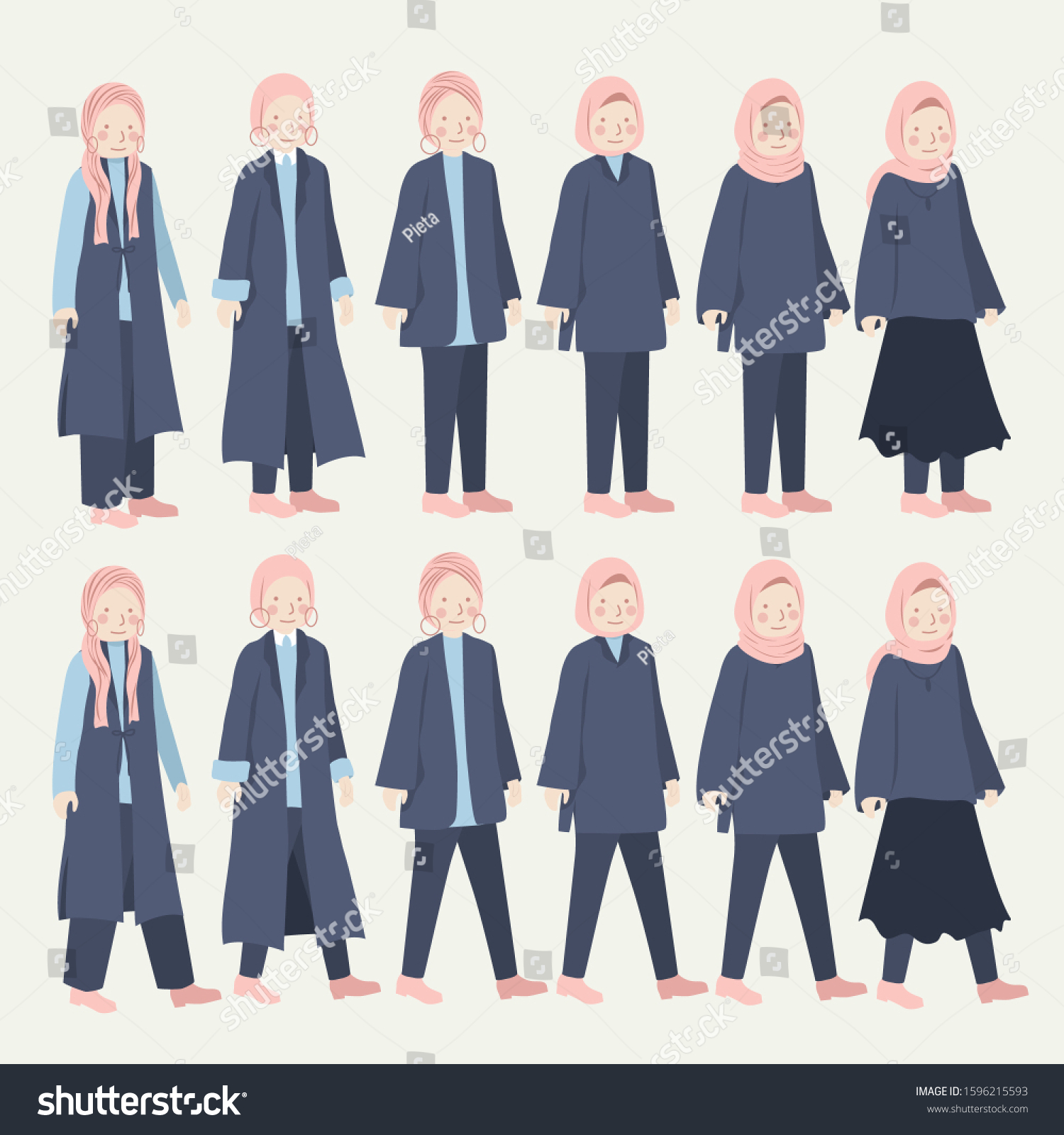 outfit hijab casual