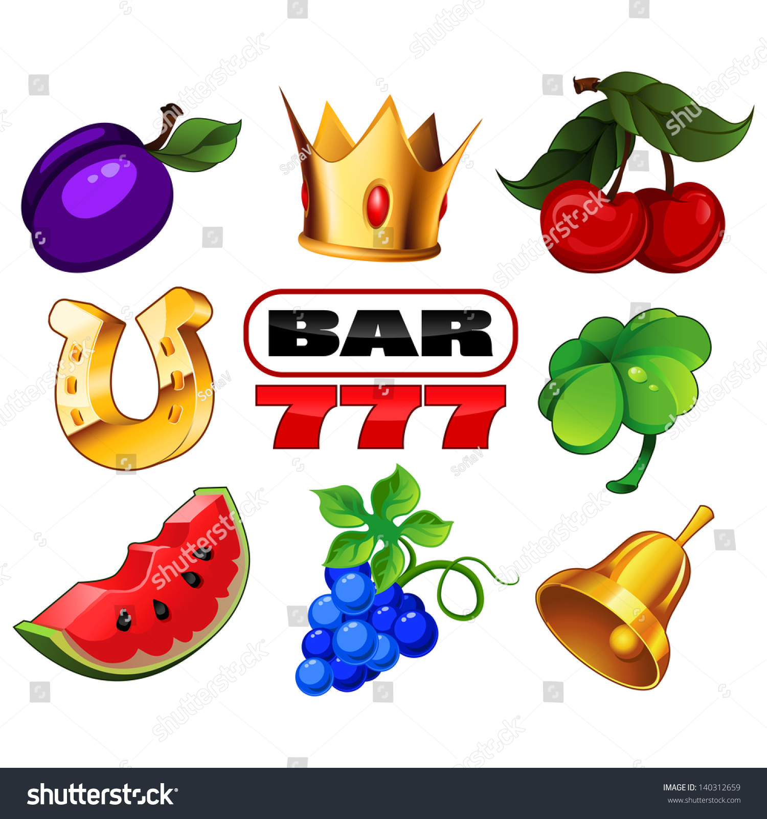 The Different Icons For Slot Machines