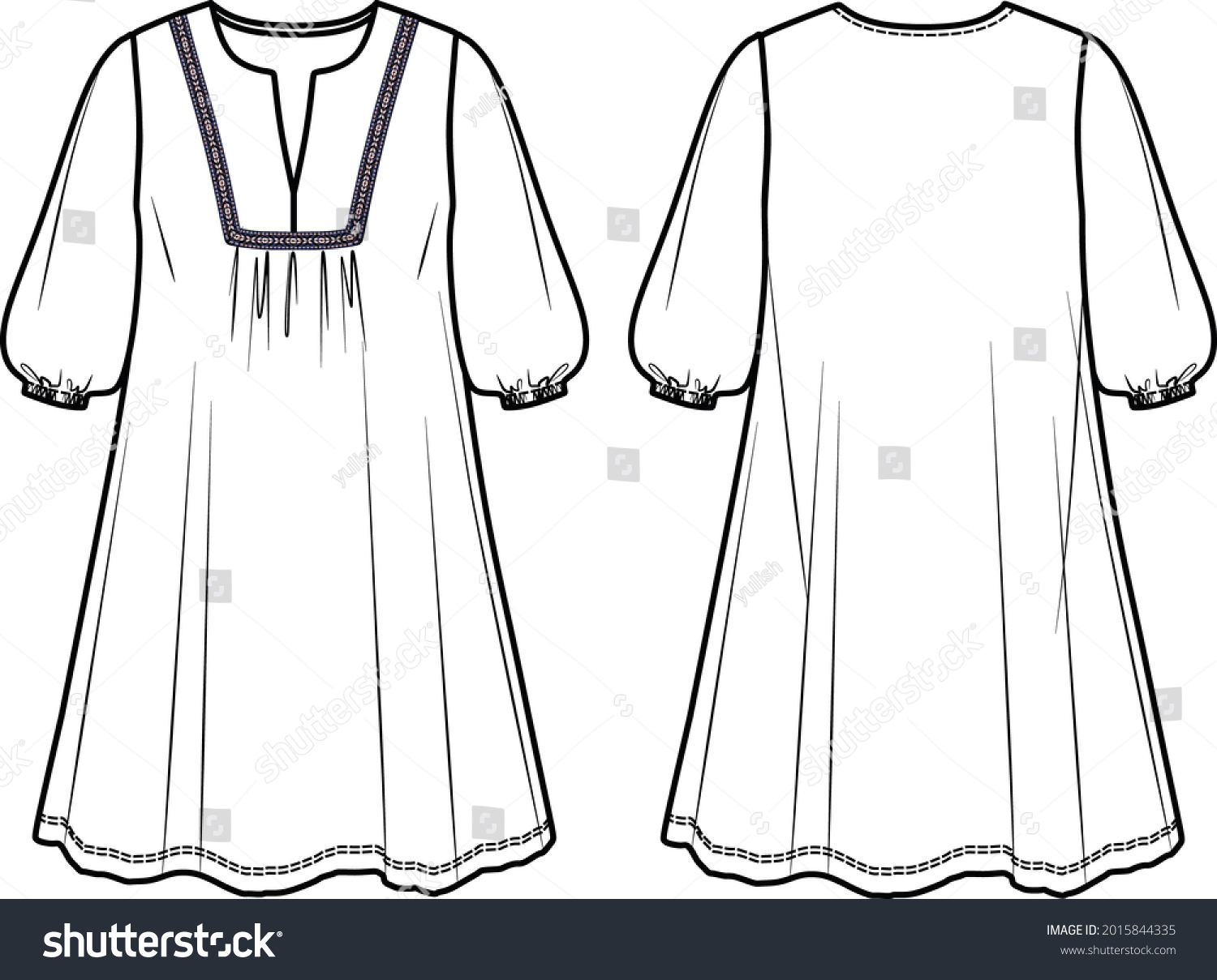 dress neck designs please