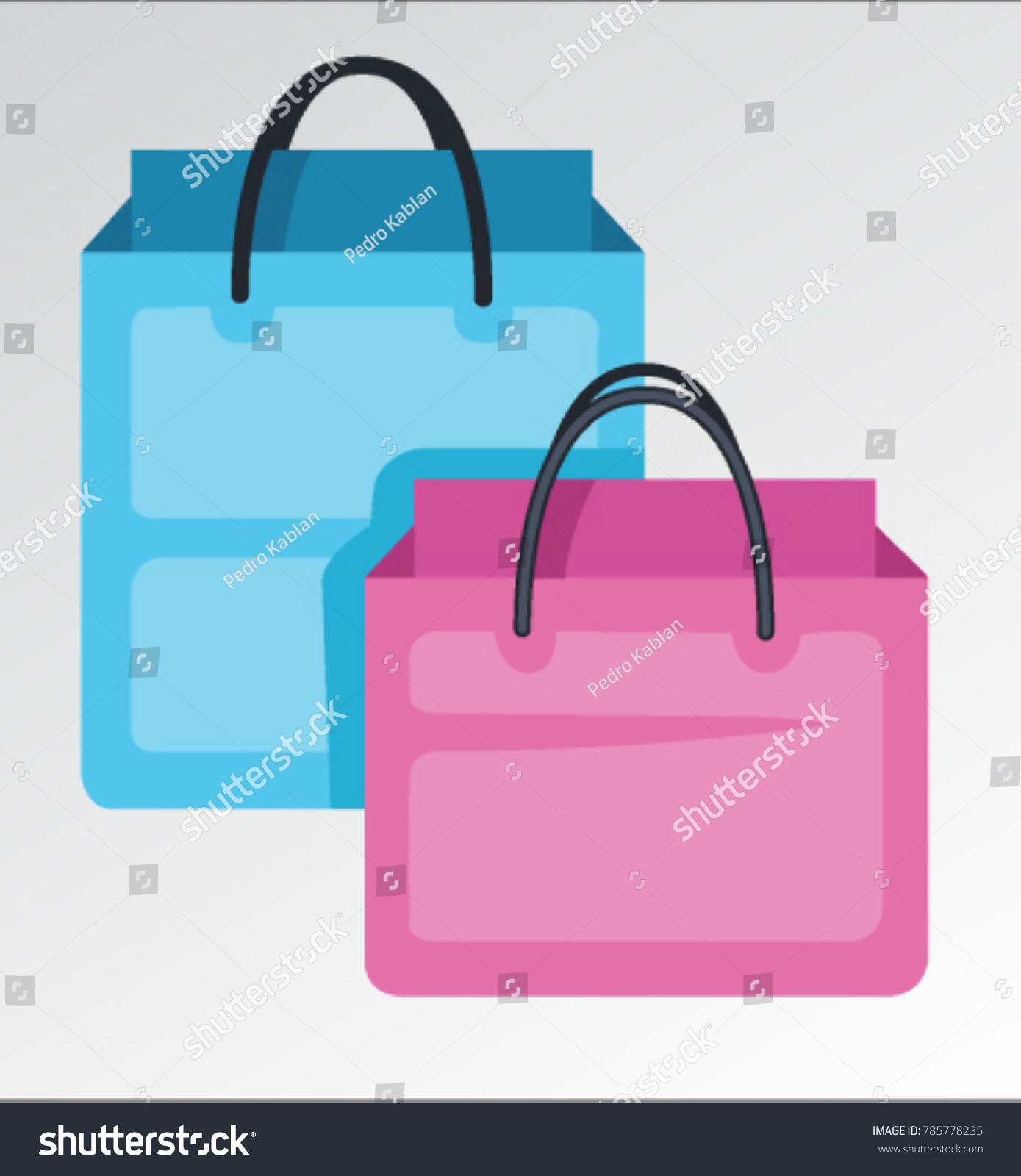 SVG of Vector about shopping bags. Inspired by popular emoji. svg