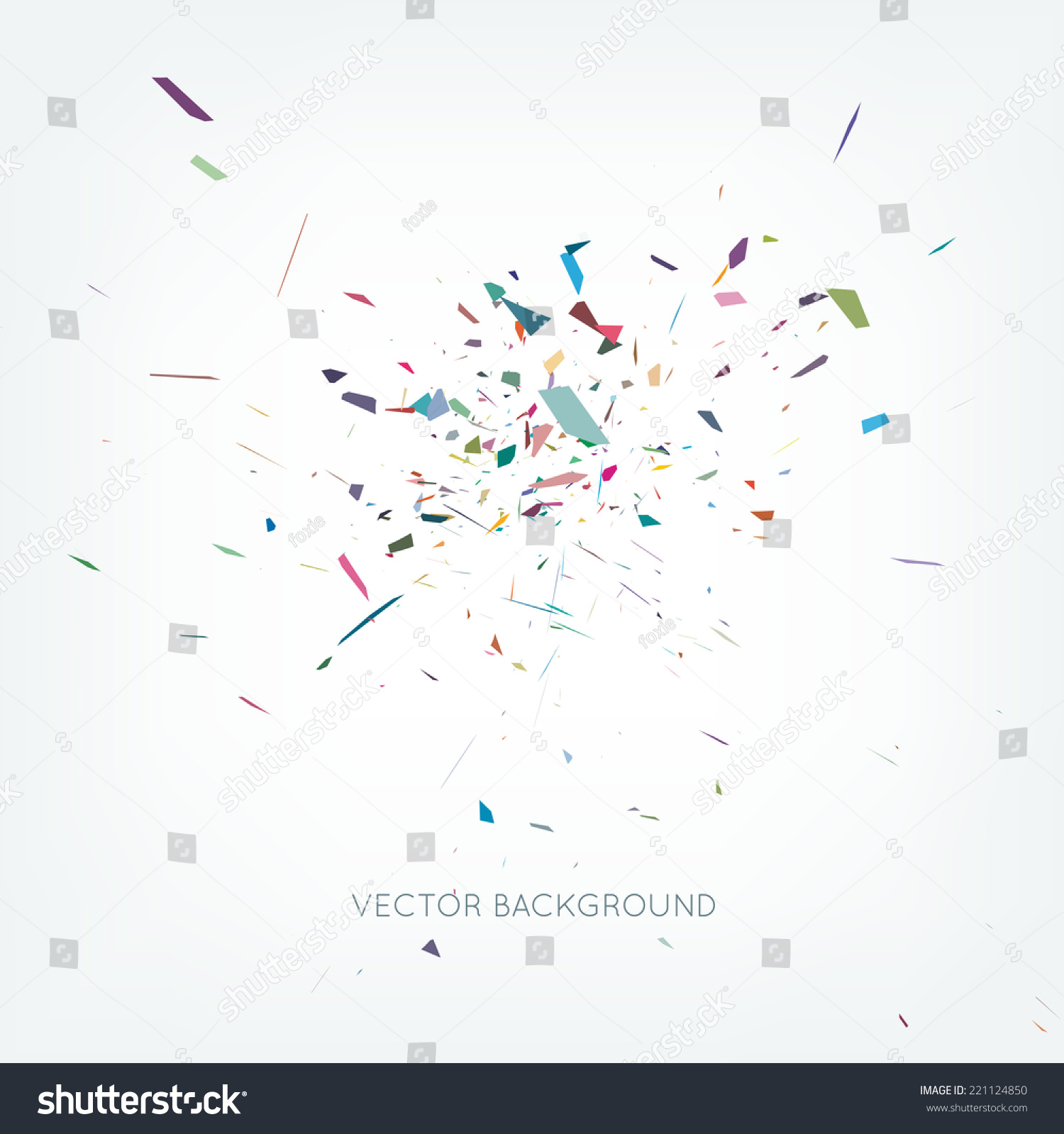 Vector Abstract Burst Background Stock Vector (Royalty Free) 221124850