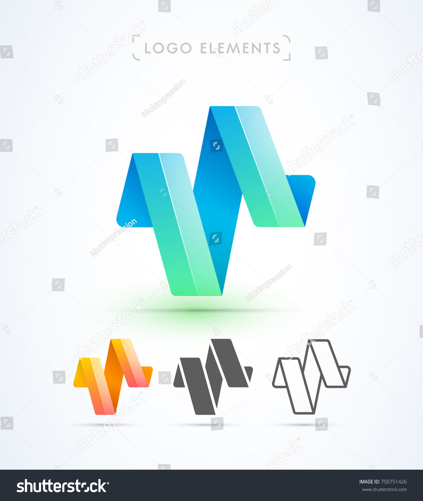 246 Imágenes De Sine Wave Logo Imágenes Fotos Y Vectores De Stock